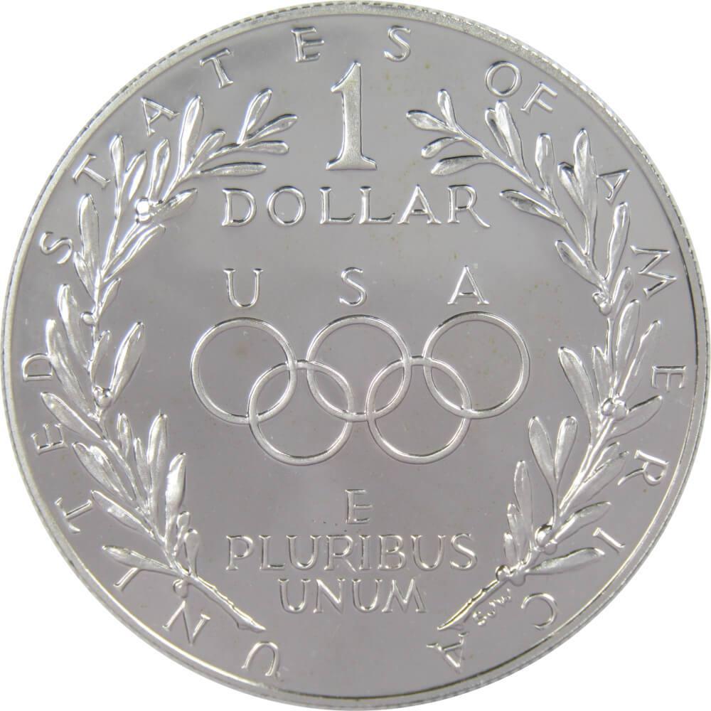 Seoul Olympiad Commemorative 1988 S 90% Silver Dollar Proof $1 Coin
