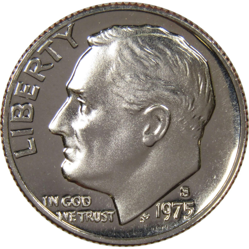 1975 S Roosevelt Dime Choice Proof 10c US Coin Collectible - Roosevelt coin - Profile Coins &amp; Collectibles