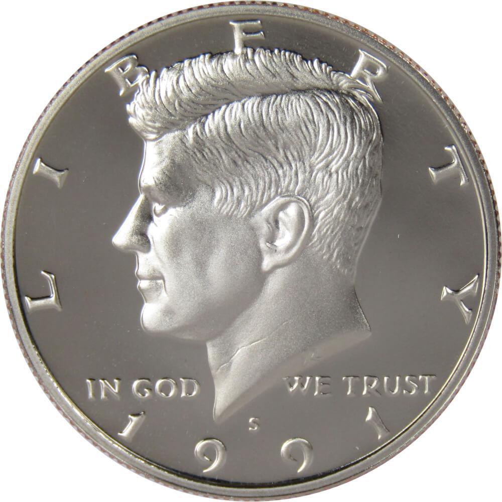 1991 S Kennedy Half Dollar Choice Proof 50c US Coin Collectible