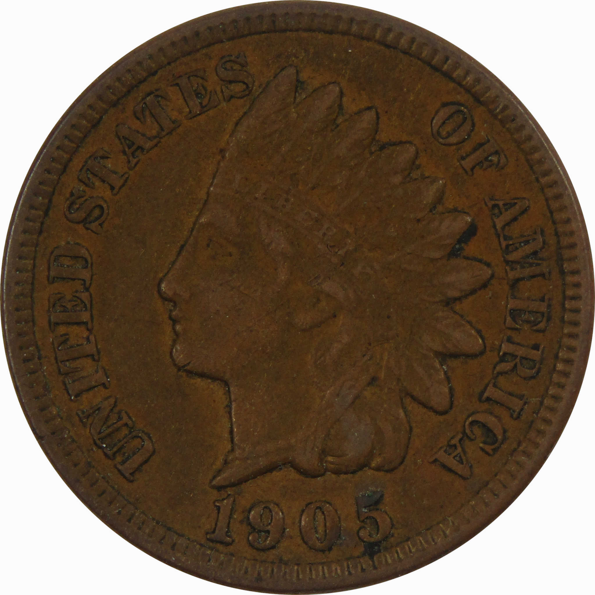 1905 Indian Head Cent CH AU Choice About Uncirculated Penny SKU:I4311