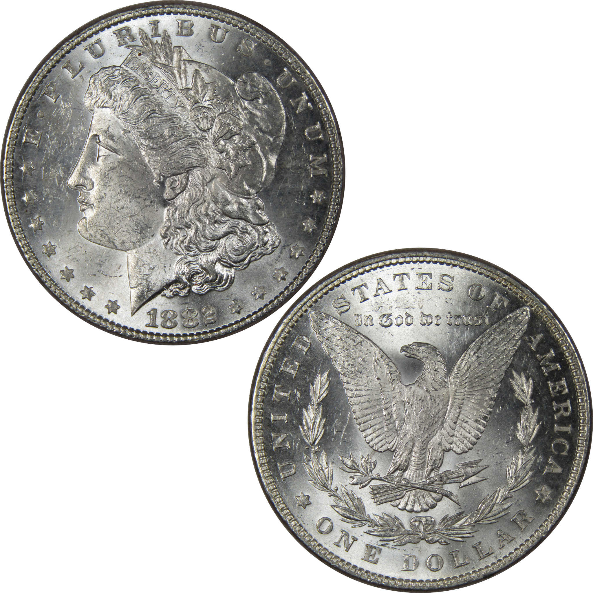 1882 Morgan Dollar BU Uncirculated Mint State 90% Silver SKU:IPC9644 - Morgan coin - Morgan silver dollar - Morgan silver dollar for sale - Profile Coins &amp; Collectibles
