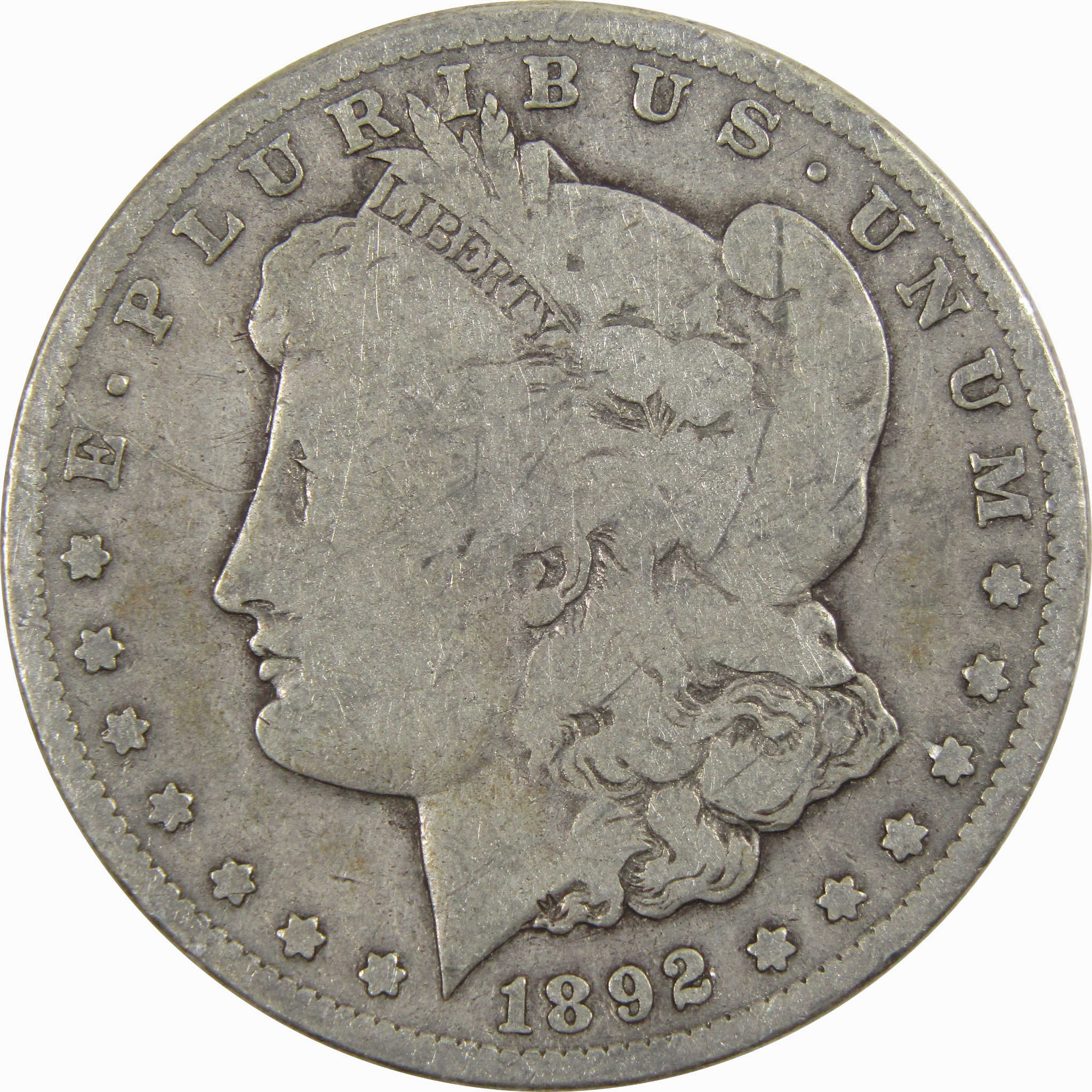1892 S Morgan Dollar G Good Details 90% Silver $1 US Coin SKU:I3971 - Morgan coin - Morgan silver dollar - Morgan silver dollar for sale - Profile Coins &amp; Collectibles