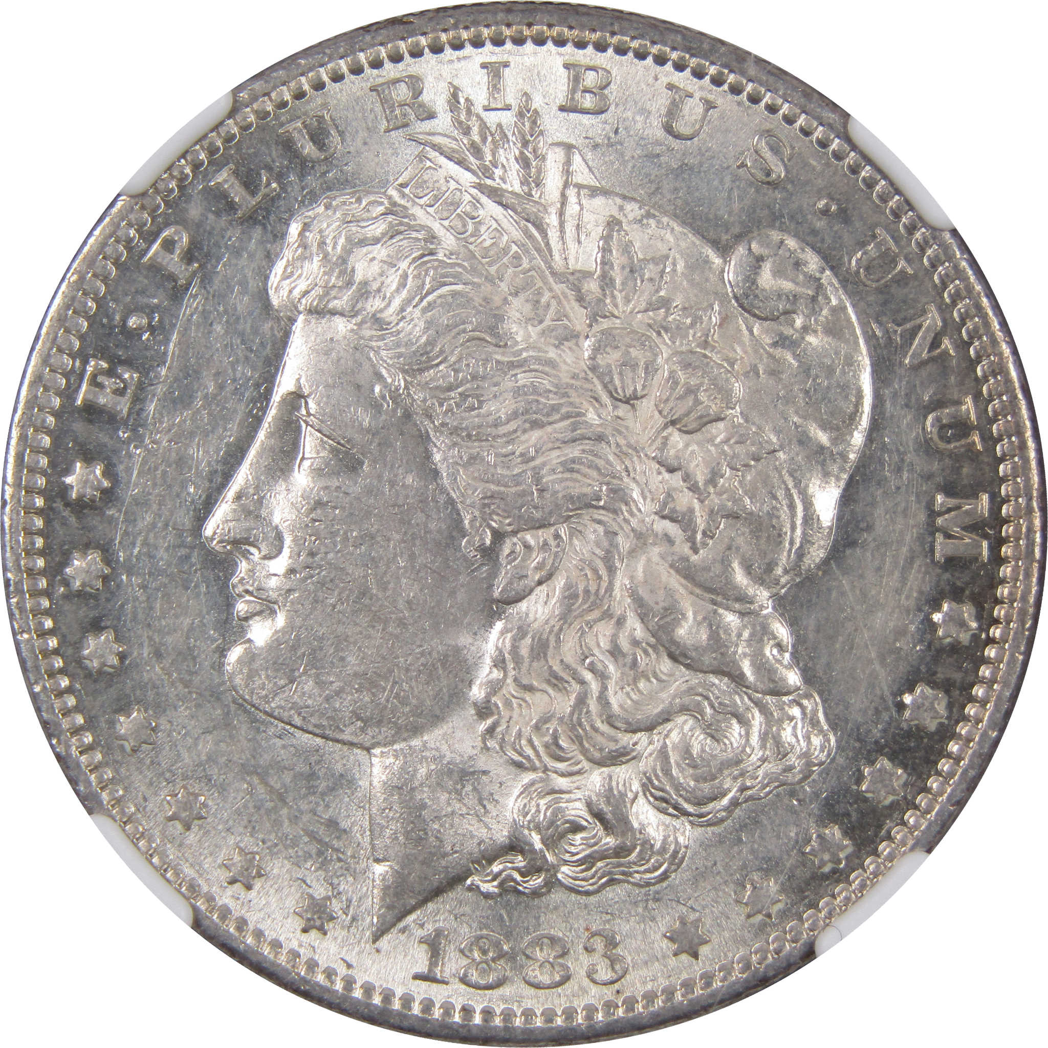 1883 S Morgan Dollar AU 58 NGC 90% Silver US Coin SKU:I3027 - Morgan coin - Morgan silver dollar - Morgan silver dollar for sale - Profile Coins &amp; Collectibles