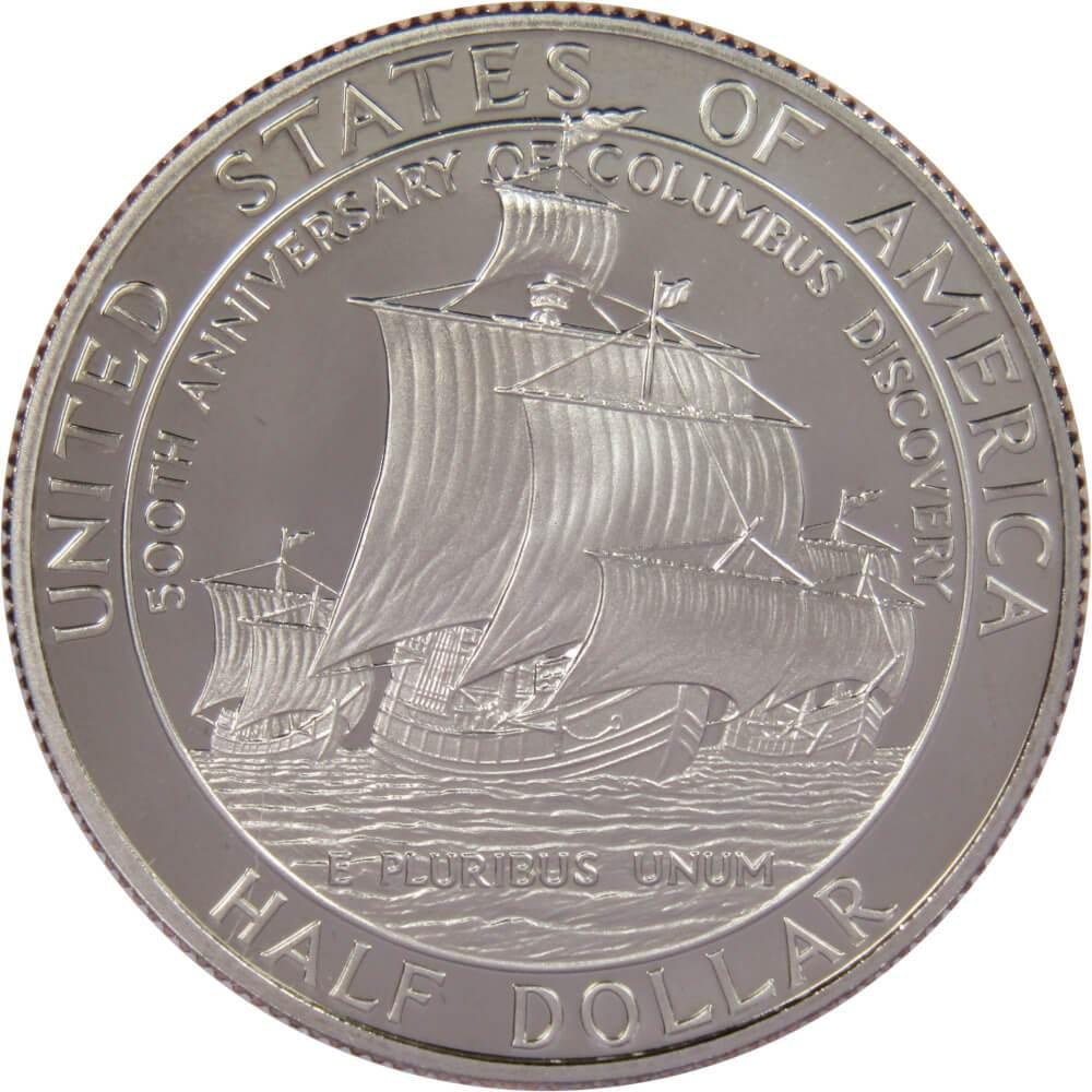 Christopher Columbus Commemorative 1992 S Clad Half Dollar Proof 50c Coin