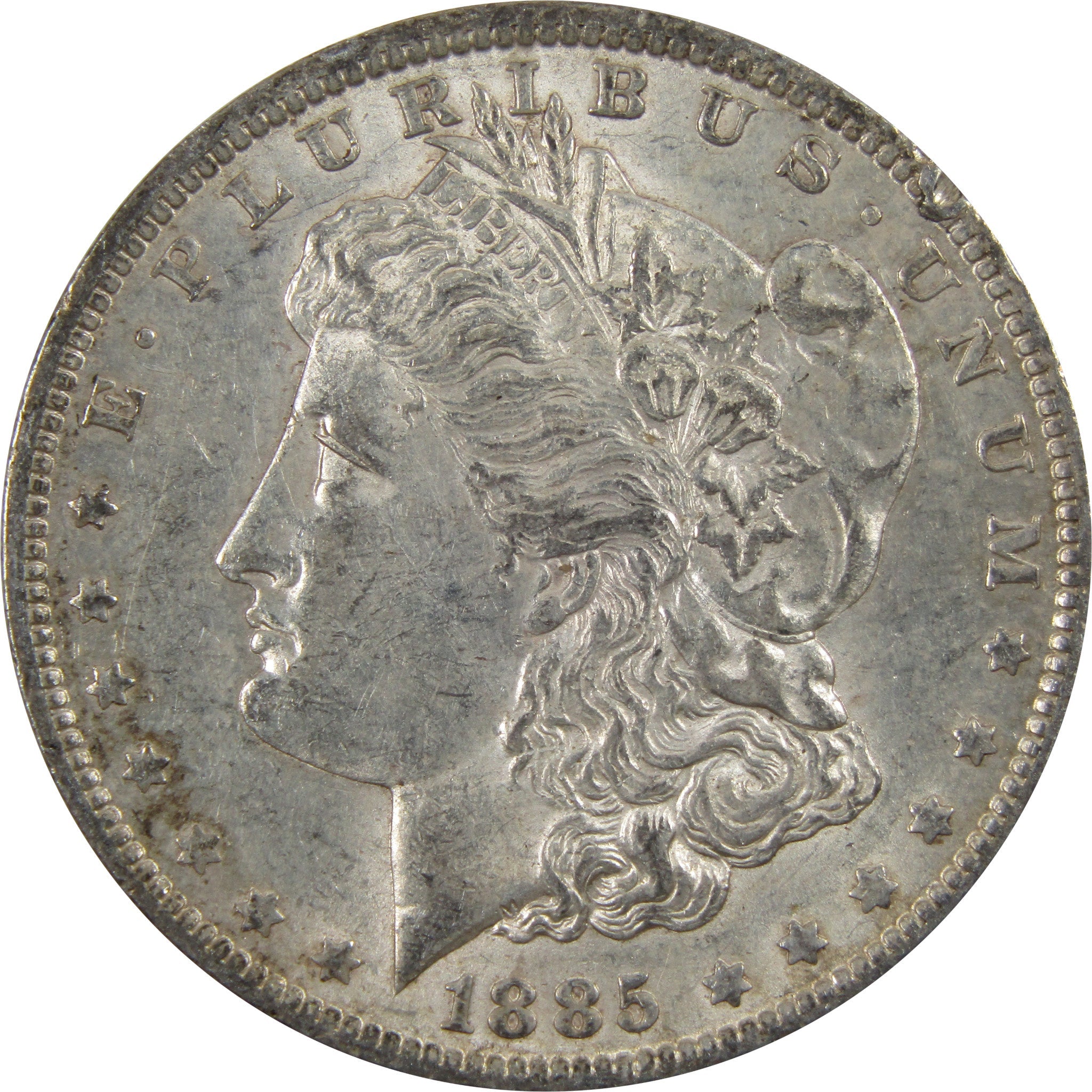 1885 O Morgan Dollar AU About Uncirculated 90% Silver $1 SKU:I5500 - Morgan coin - Morgan silver dollar - Morgan silver dollar for sale - Profile Coins &amp; Collectibles