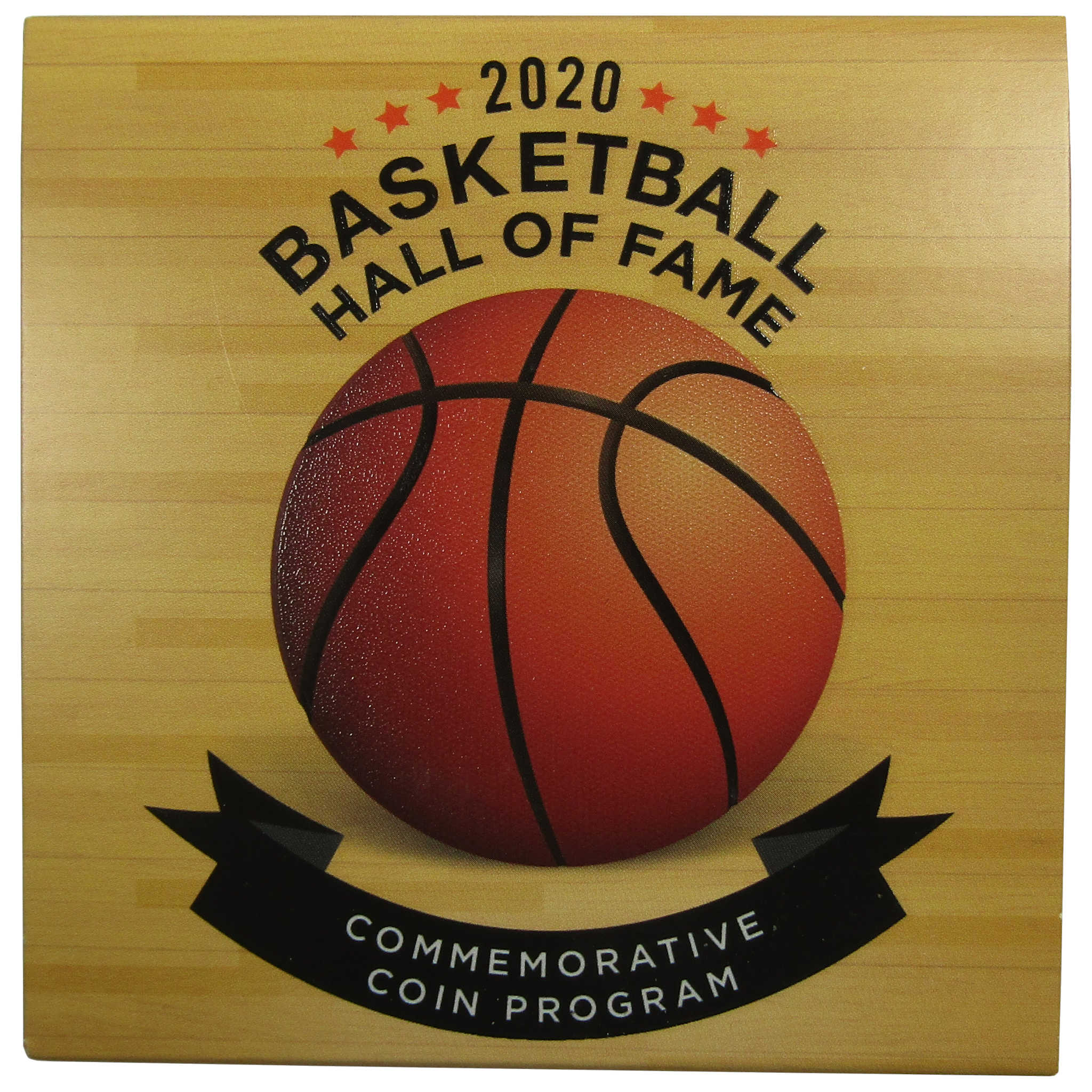 Basketball Hall of Fame Commemorative Dollar 2020 P Proof Silver $1 OGP COA