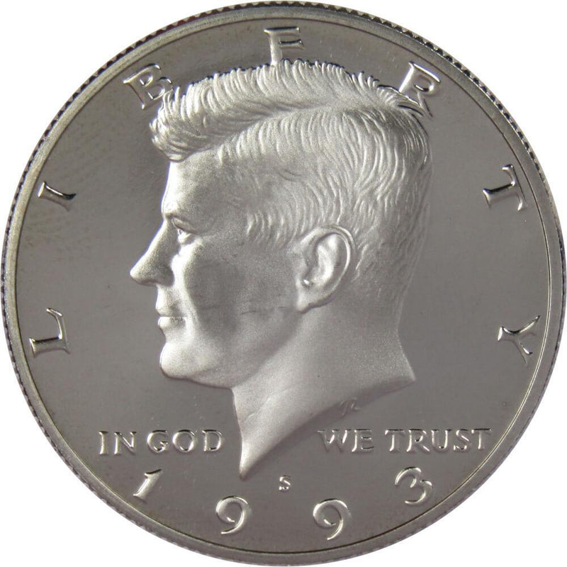 1993 S Kennedy Half Dollar Choice Proof Clad 50c US Coin Collectible - Kennedy Half Dollars - JFK Half Dollar - Kennedy Coins - Profile Coins &amp; Collectibles