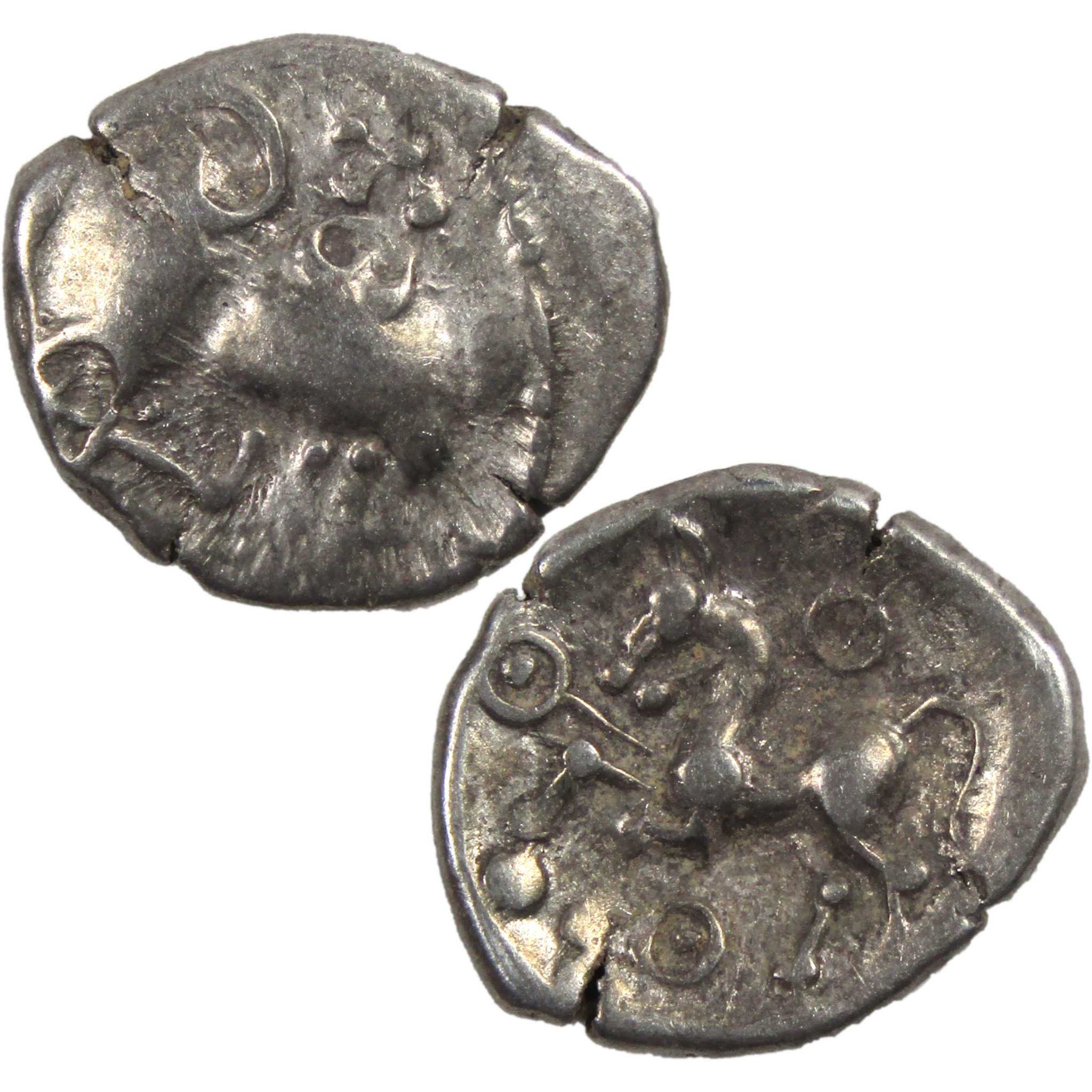 100-50 BC Sequani Quinarius VF Silver Ancient Gaulish Coin SKU:I5969