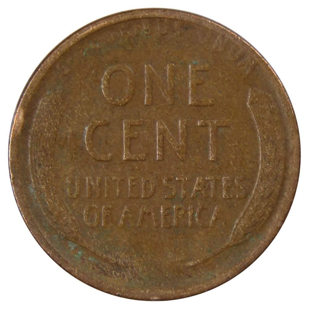 1920 S Lincoln Wheat Cent F Fine Bronze Penny 1c Coin Collectible