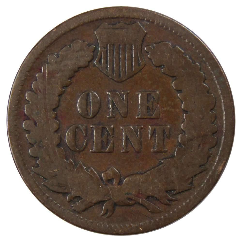 1890 Indian Head Cent Bronze Penny 1c Coin Collectible