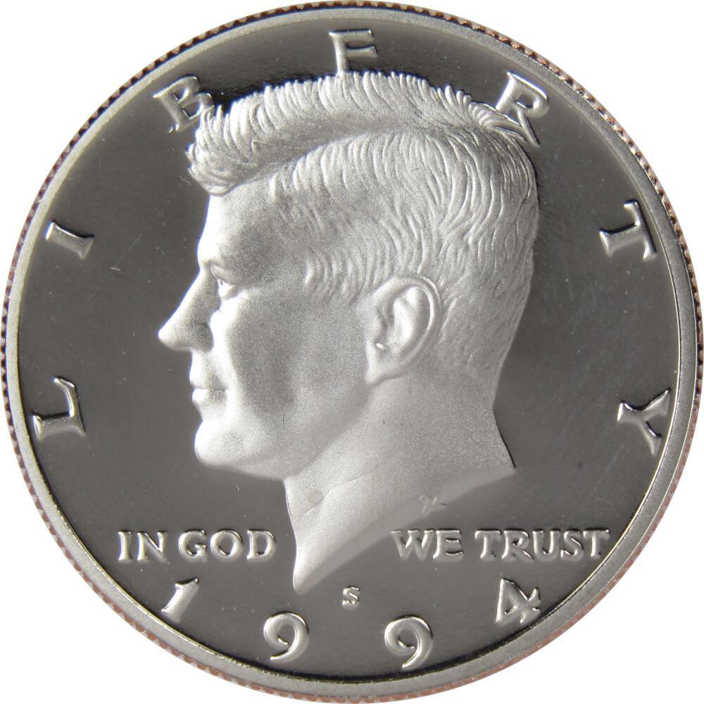 1994 S Kennedy Half Dollar Choice Proof Clad 50c US Coin Collectible