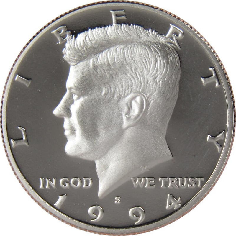 1994 S Kennedy Half Dollar Choice Proof Clad 50c US Coin Collectible - Kennedy Half Dollars - JFK Half Dollar - Kennedy Coins - Profile Coins &amp; Collectibles