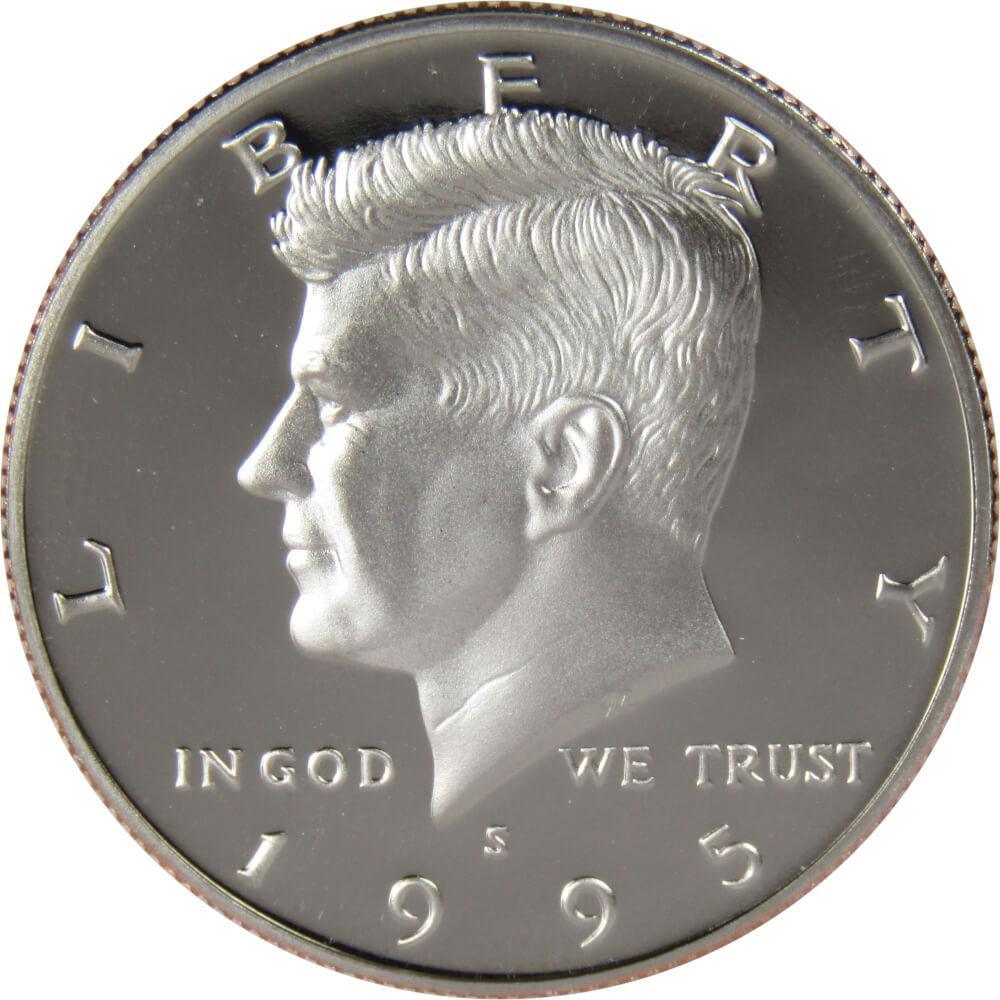 1995 S Kennedy Half Dollar Choice Proof Clad 50c US Coin Collectible