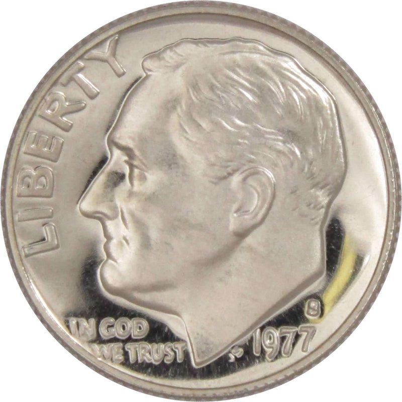 1977 S Roosevelt Dime Choice Proof 10c US Coin Collectible - Roosevelt coin - Profile Coins &amp; Collectibles