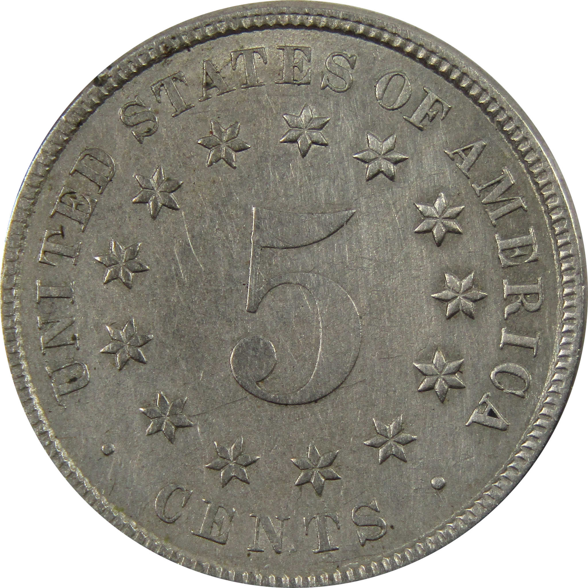 1882 Shield Nickel XF EF Extremely Fine 5c Coin SKU:I4966