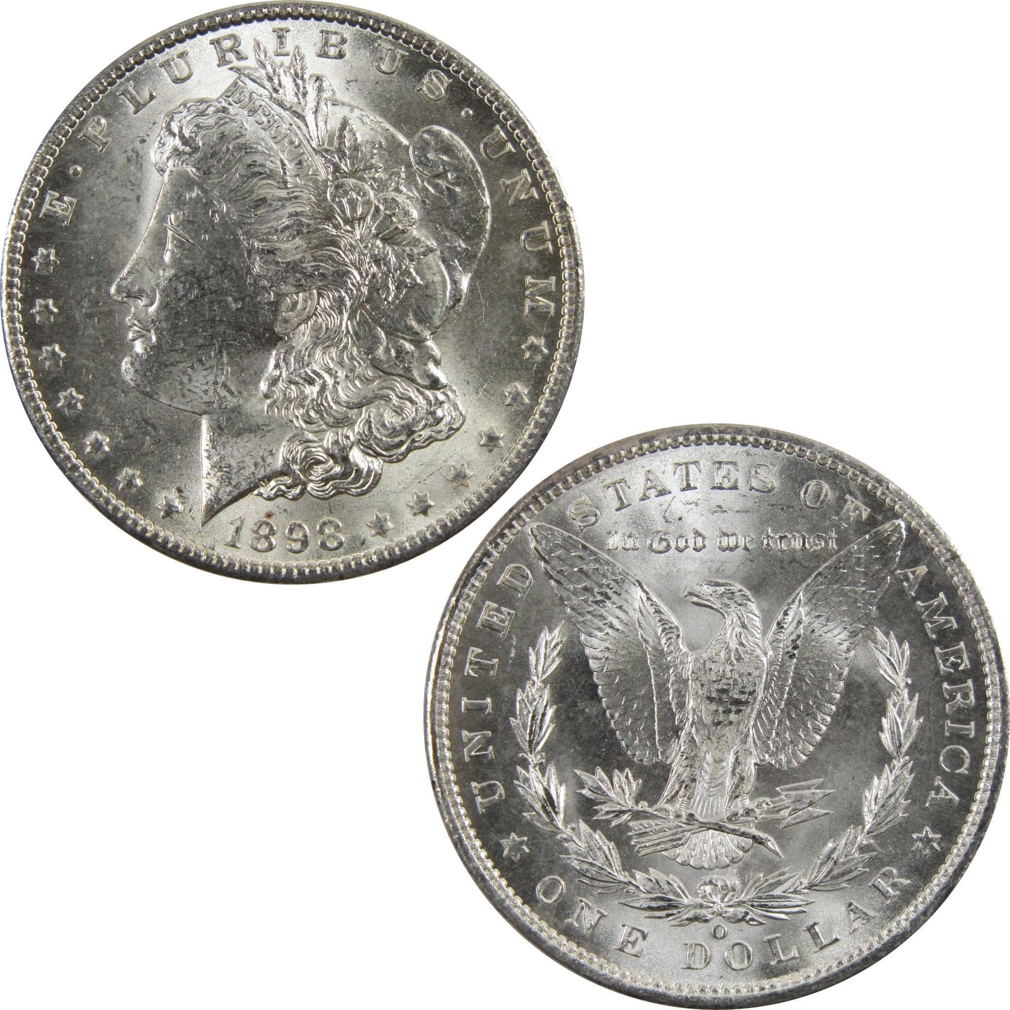 1898 O Morgan Dollar BU Uncirculated 90% Silver $1 Coin SKU:I5282 - Morgan coin - Morgan silver dollar - Morgan silver dollar for sale - Profile Coins &amp; Collectibles