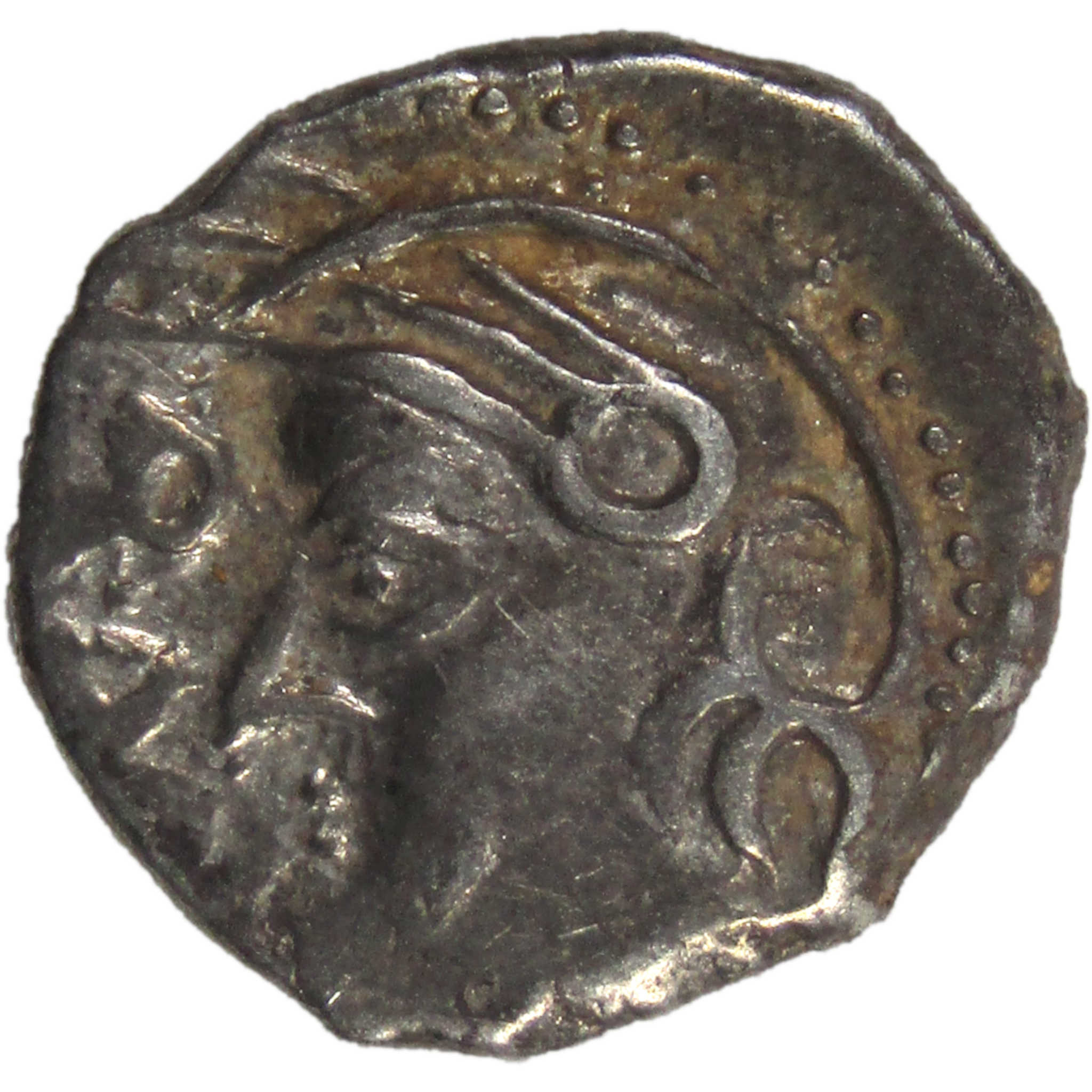100-50 BC Sequani Quinarius VF Silver Ancient Gaulish Coin SKU:I5957