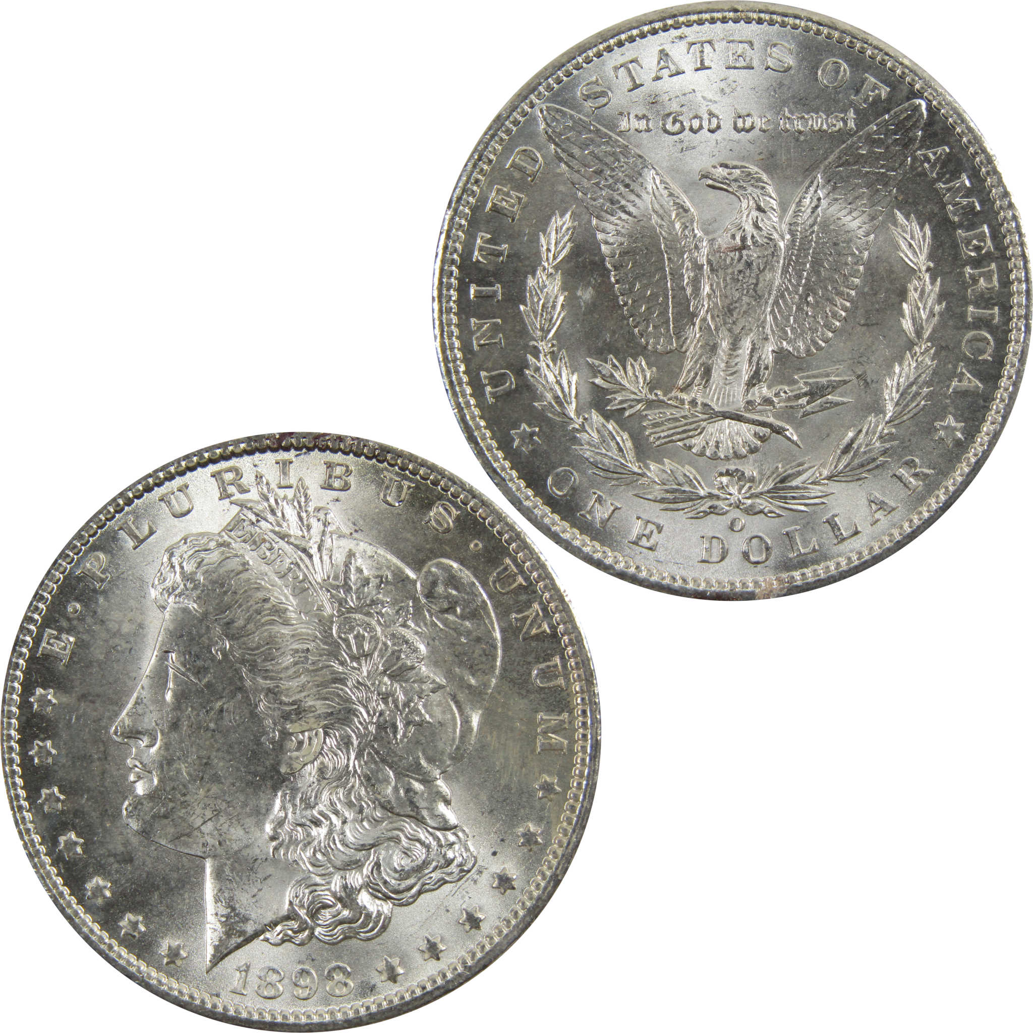 1898 O Morgan Dollar BU Uncirculated 90% Silver $1 Coin SKU:I5288 - Morgan coin - Morgan silver dollar - Morgan silver dollar for sale - Profile Coins &amp; Collectibles