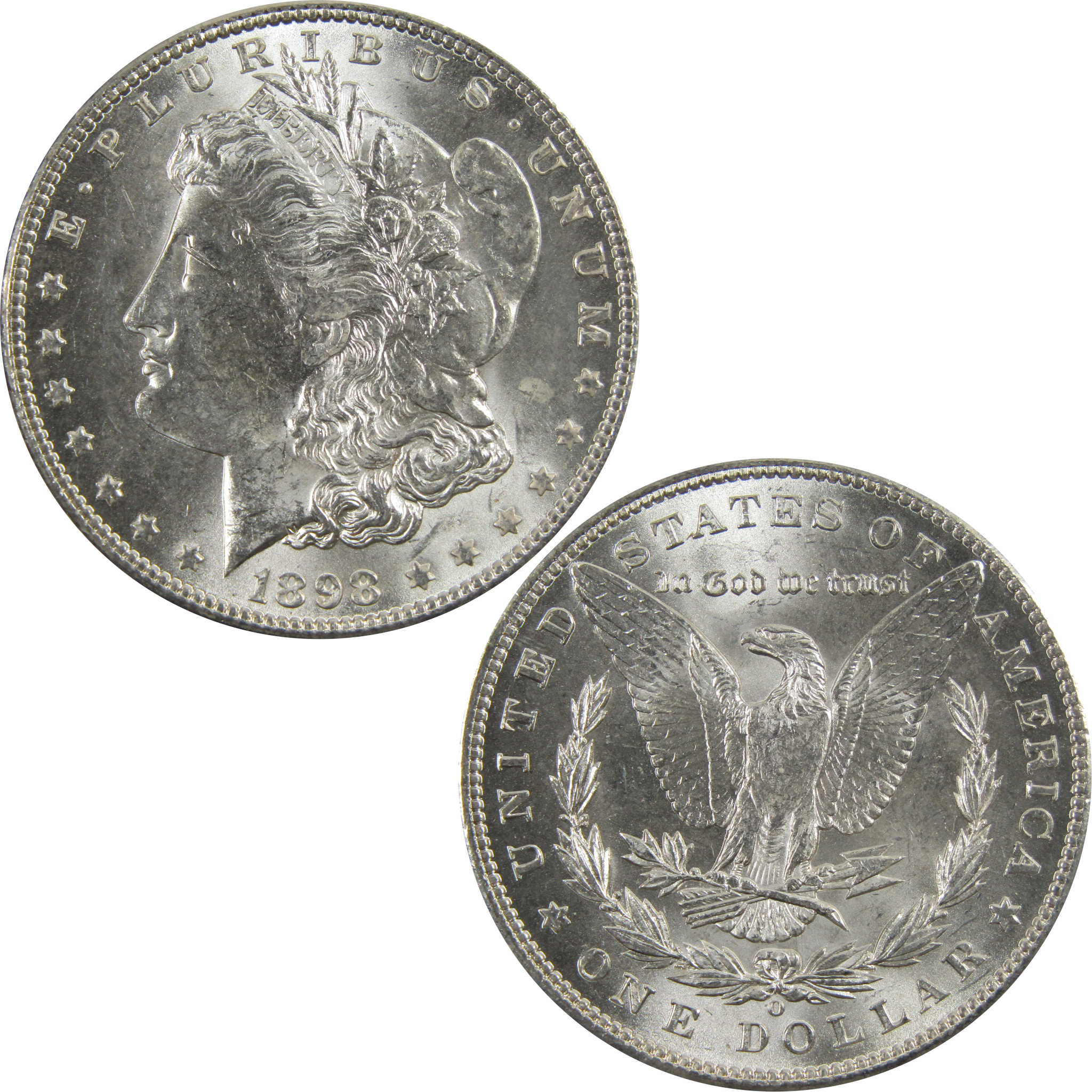 1898 O Morgan Dollar BU Uncirculated 90% Silver $1 Coin SKU:I5248 - Morgan coin - Morgan silver dollar - Morgan silver dollar for sale - Profile Coins &amp; Collectibles