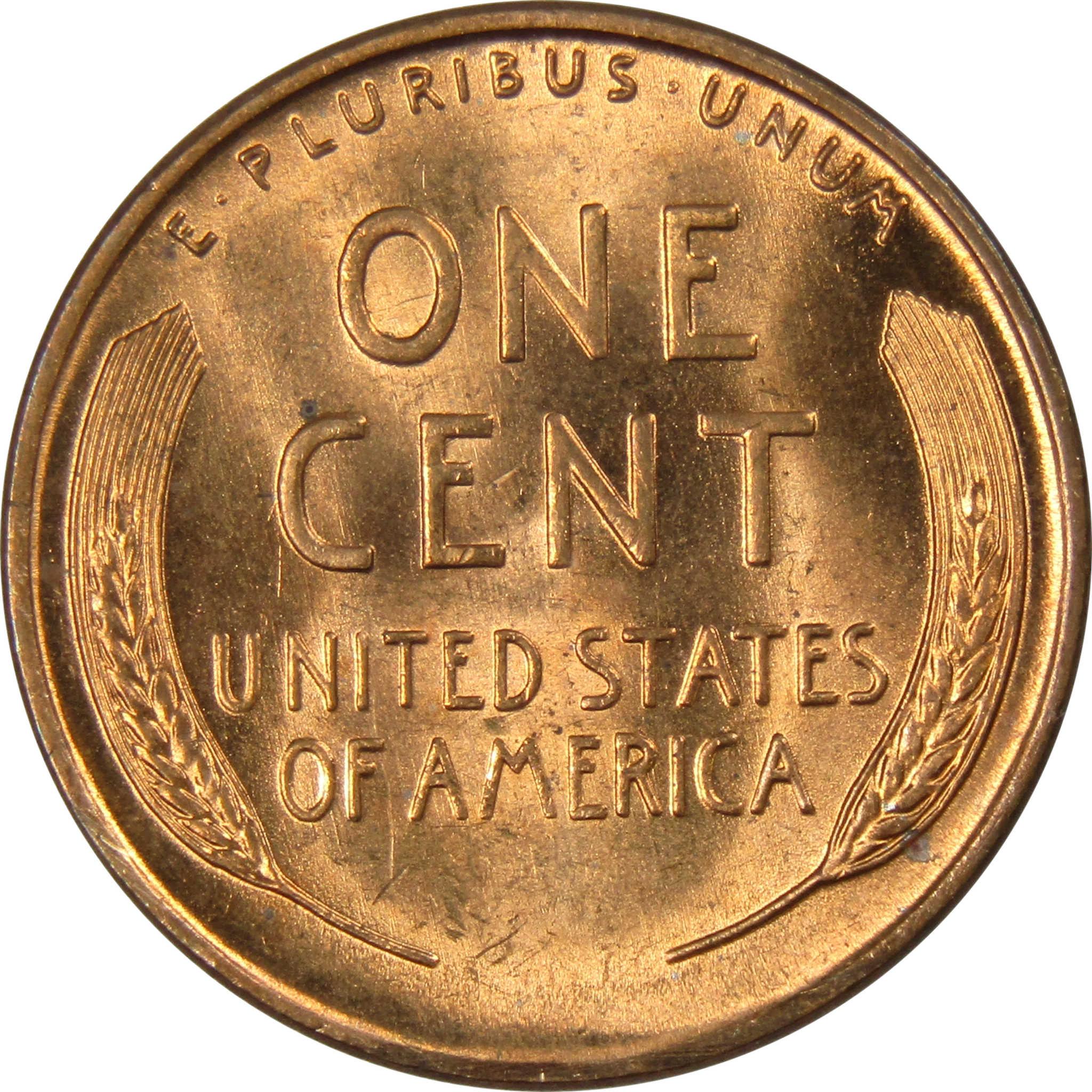 1939 D Lincoln Wheat Cent BU Uncirculated Mint State Bronze Penny 1c Coin
