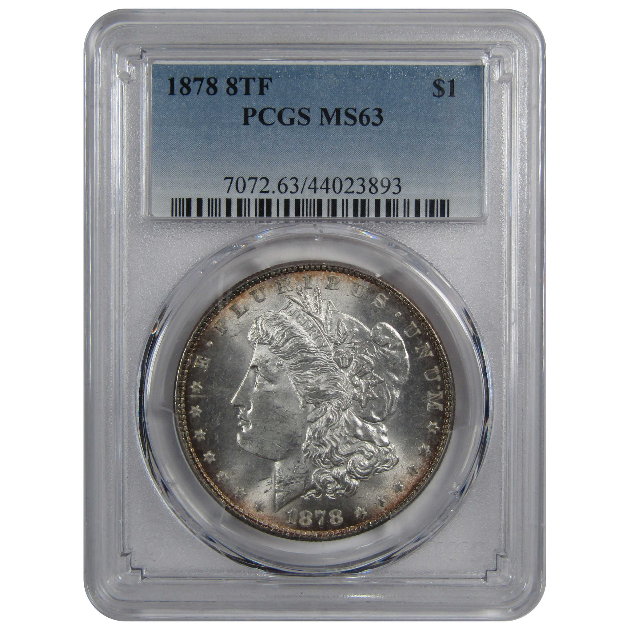 1878 8TF Morgan Dollar MS 63 PCGS 90% Silver Uncirculated SKU:I150 - Morgan coin - Morgan silver dollar - Morgan silver dollar for sale - Profile Coins &amp; Collectibles