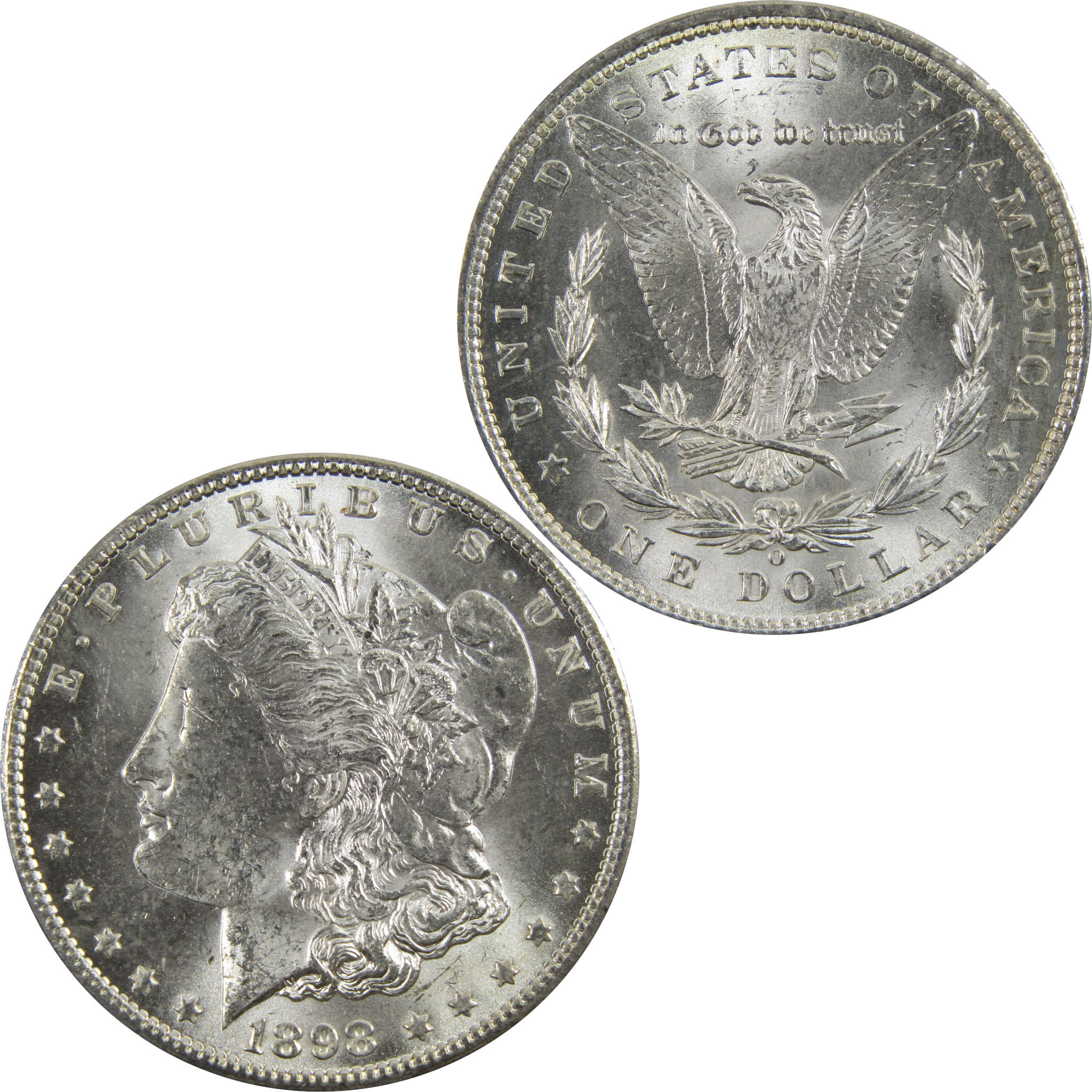 1898 O Morgan Dollar BU Uncirculated 90% Silver $1 Coin SKU:I5250 - Morgan coin - Morgan silver dollar - Morgan silver dollar for sale - Profile Coins &amp; Collectibles