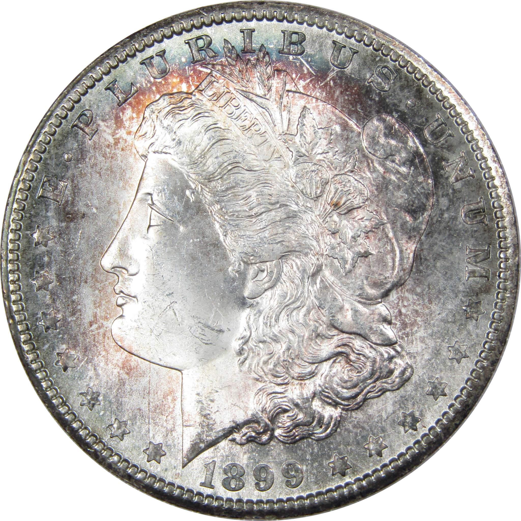 1899 O Morgan Dollar BU Choice Uncirculated Silver Toned SKU:CPC813