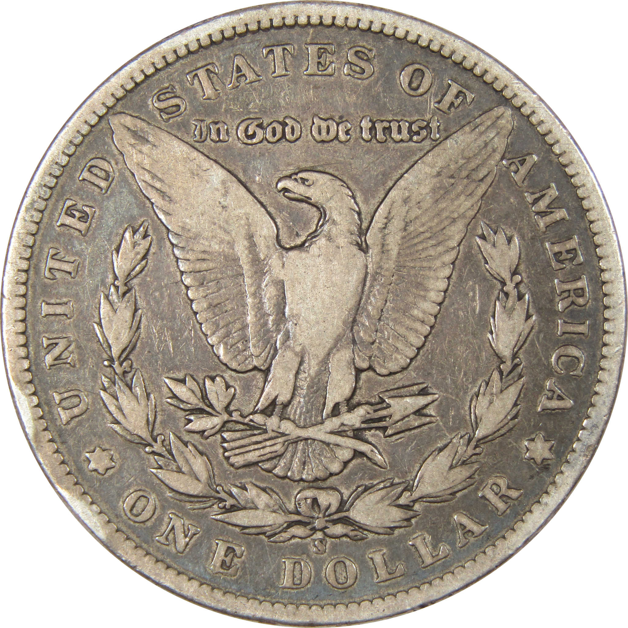1898 S Morgan Dollar VG Very Good 90% Silver US Coin SKU:IPC8313 - Morgan coin - Morgan silver dollar - Morgan silver dollar for sale - Profile Coins &amp; Collectibles