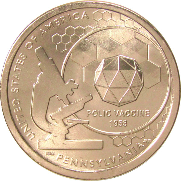 2019 P Pennsylvania American Innovation Dollar BU Uncirculated Mint State Coin - Profile Coins & Collectibles 
