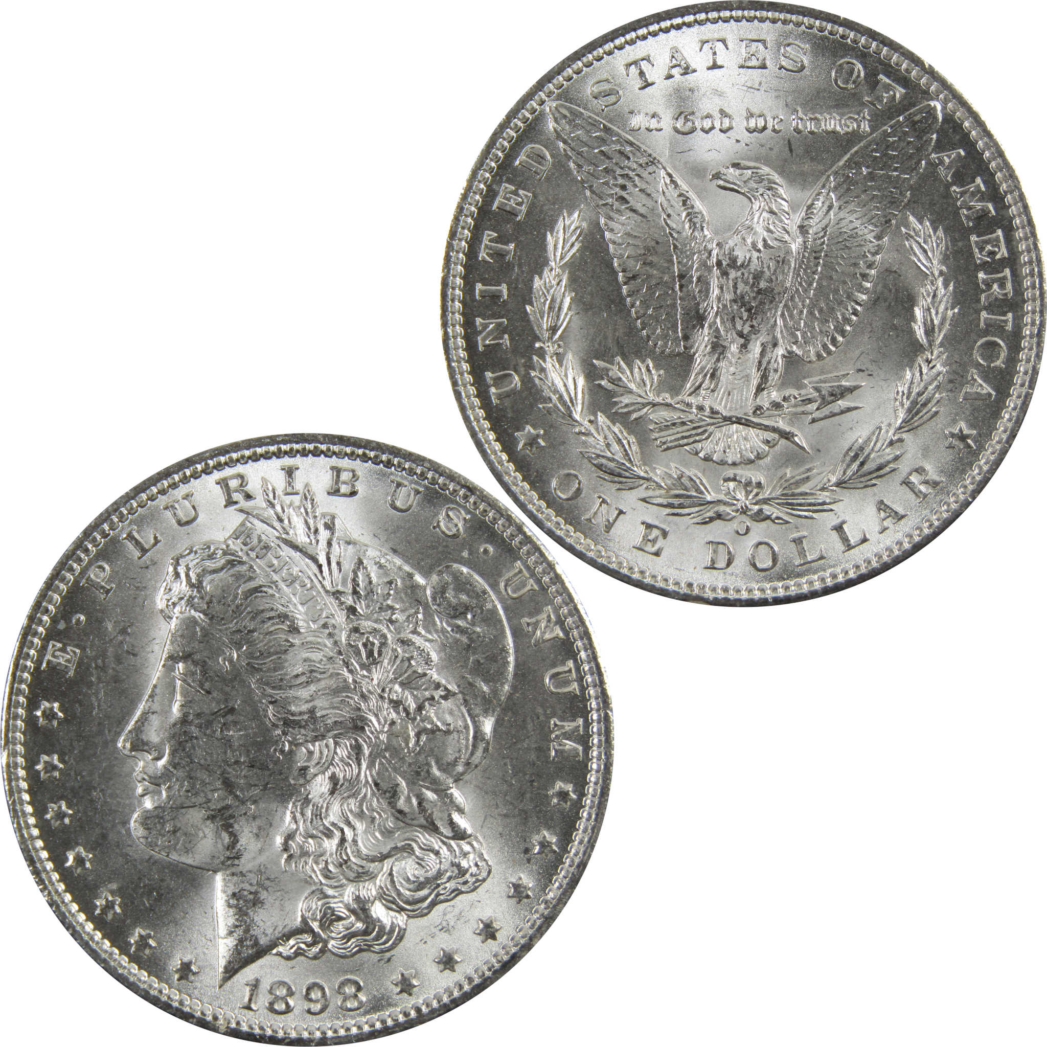 1898 O Morgan Dollar BU Uncirculated 90% Silver $1 Coin SKU:I5243 - Morgan coin - Morgan silver dollar - Morgan silver dollar for sale - Profile Coins &amp; Collectibles