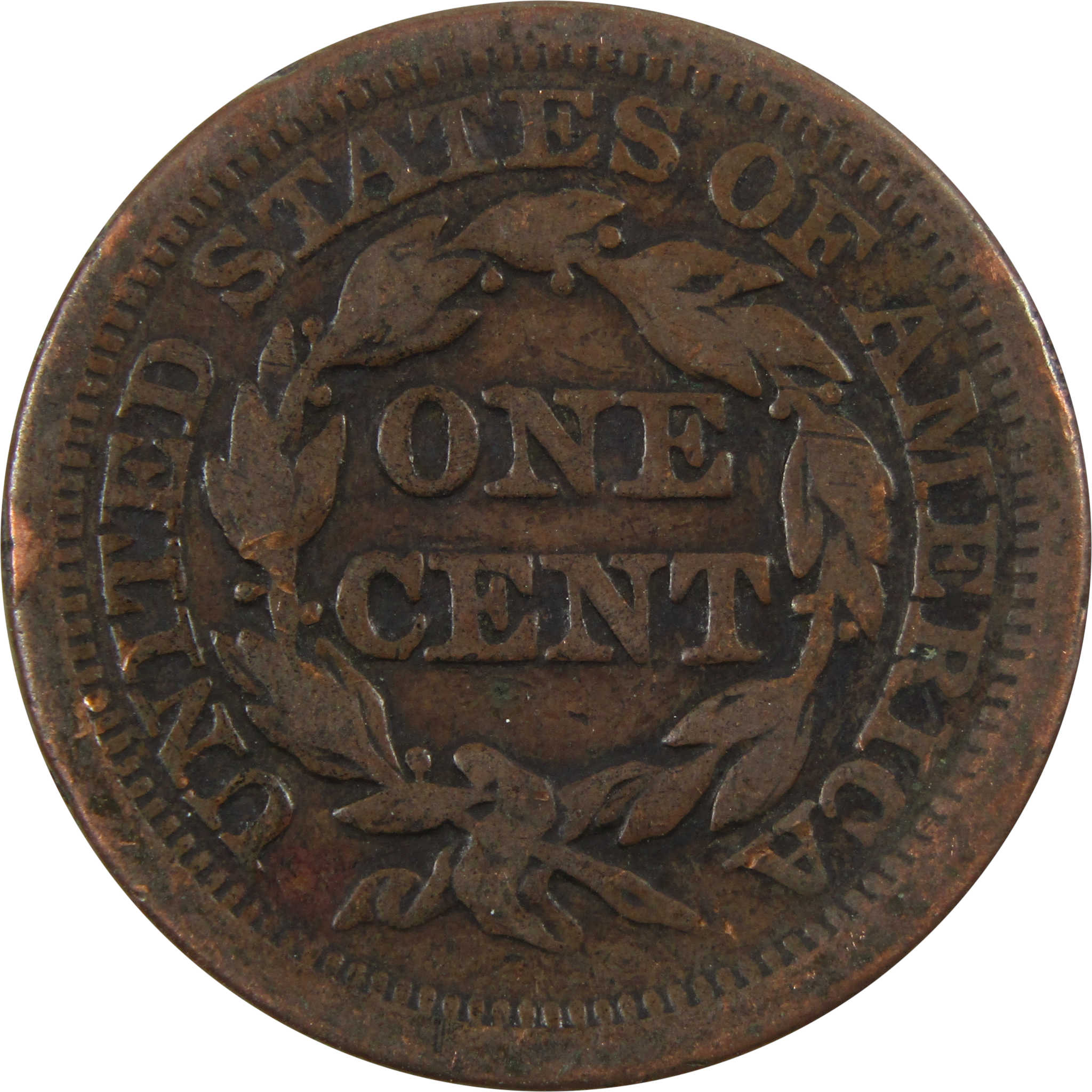 1852 Braided Hair Large Cent AG About Good Copper Penny SKU:I4679