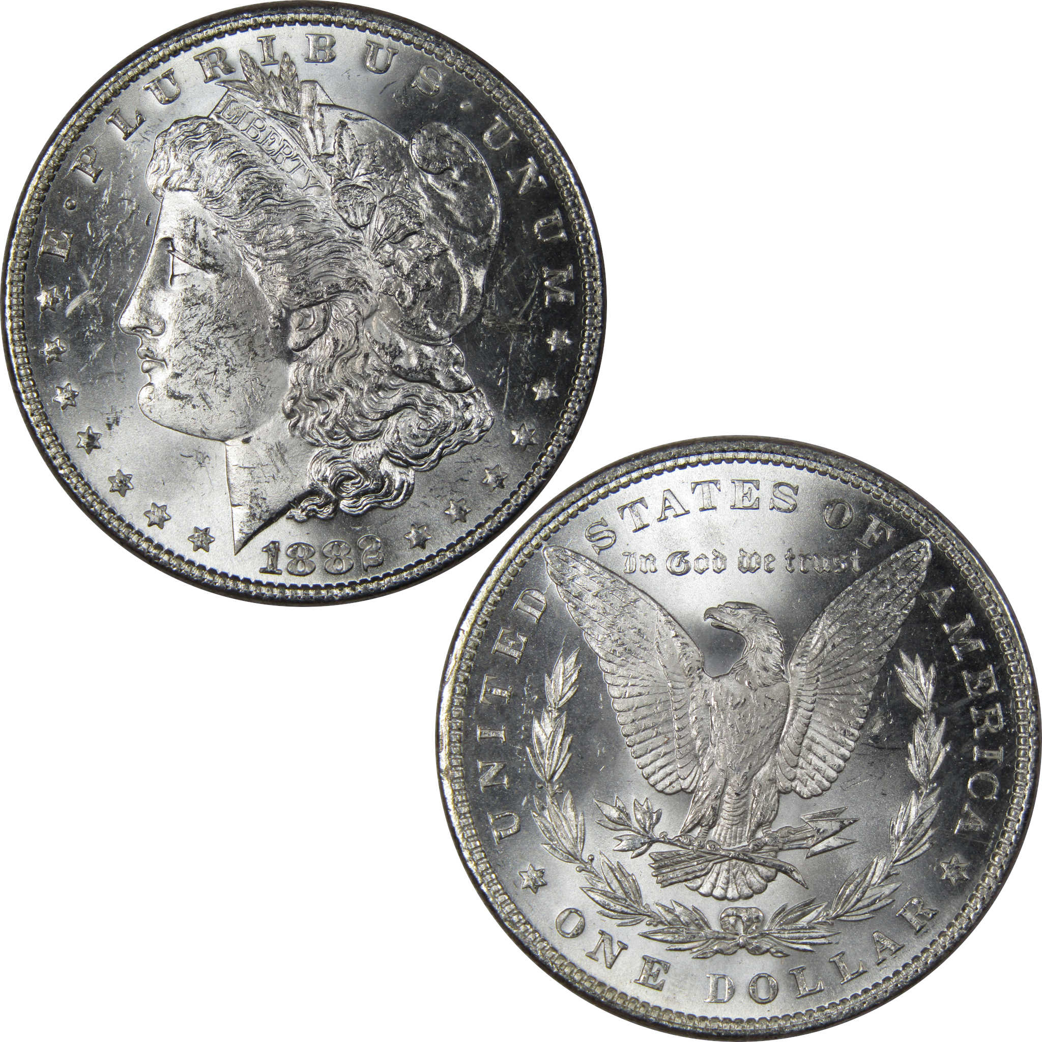 1882 Morgan Dollar BU Uncirculated Mint State 90% Silver SKU:IPC9695 - Morgan coin - Morgan silver dollar - Morgan silver dollar for sale - Profile Coins &amp; Collectibles