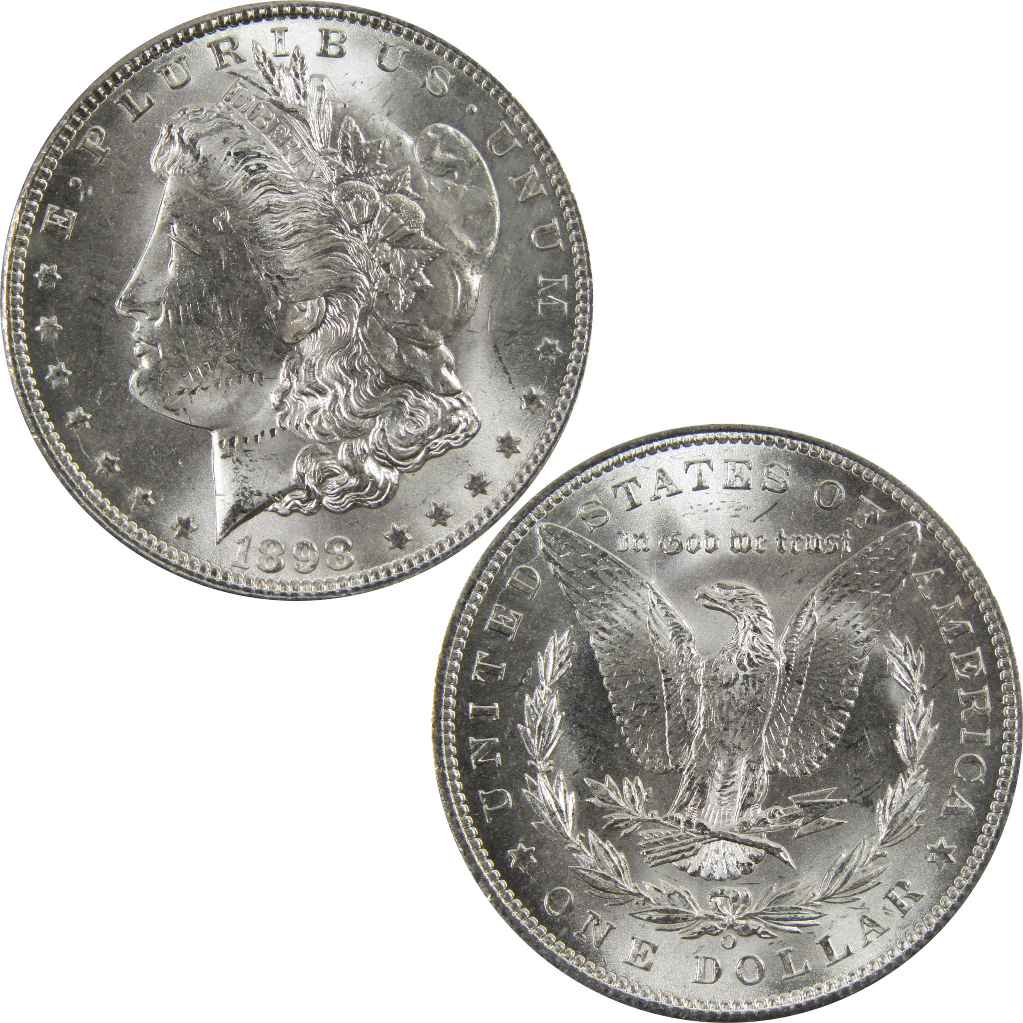 1898 O Morgan Dollar BU Uncirculated 90% Silver $1 Coin SKU:I5255 - Morgan coin - Morgan silver dollar - Morgan silver dollar for sale - Profile Coins &amp; Collectibles