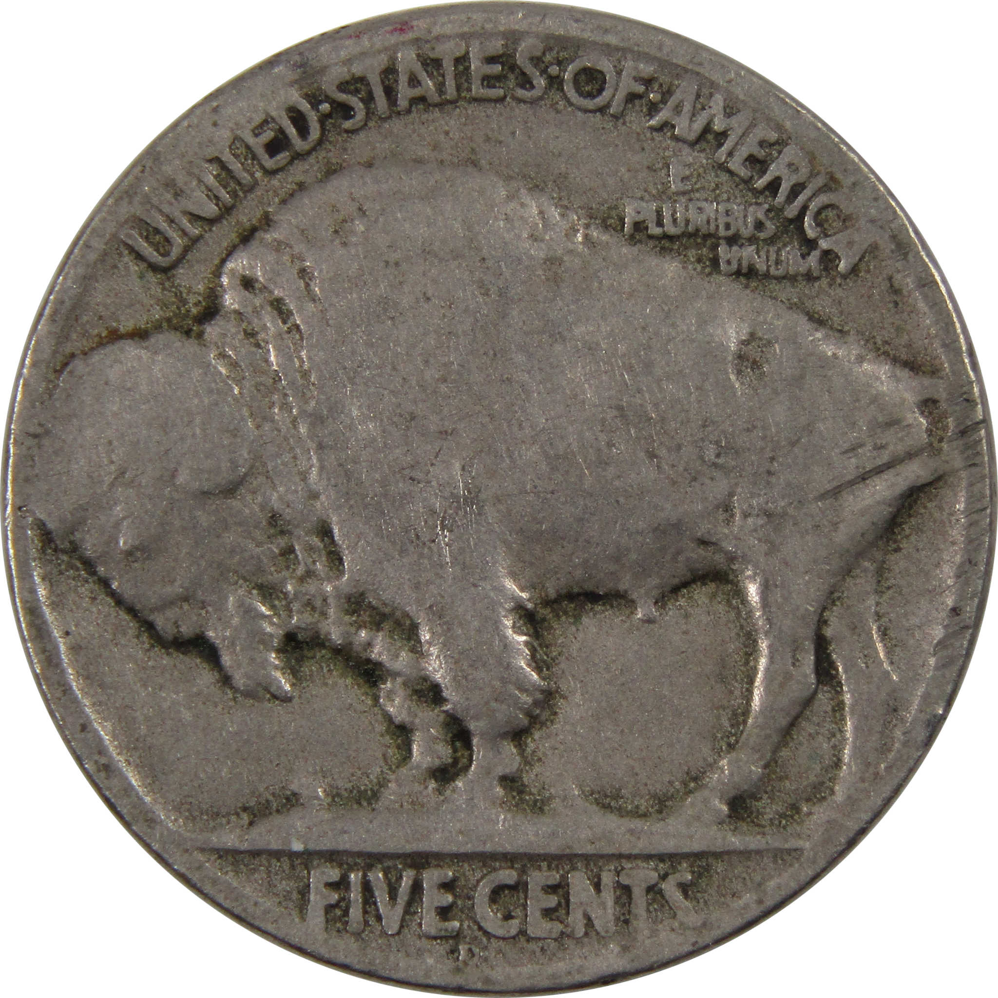 1918 D Indian Head Buffalo Nickel 5 Cent Piece AG About Good SKU:I3283