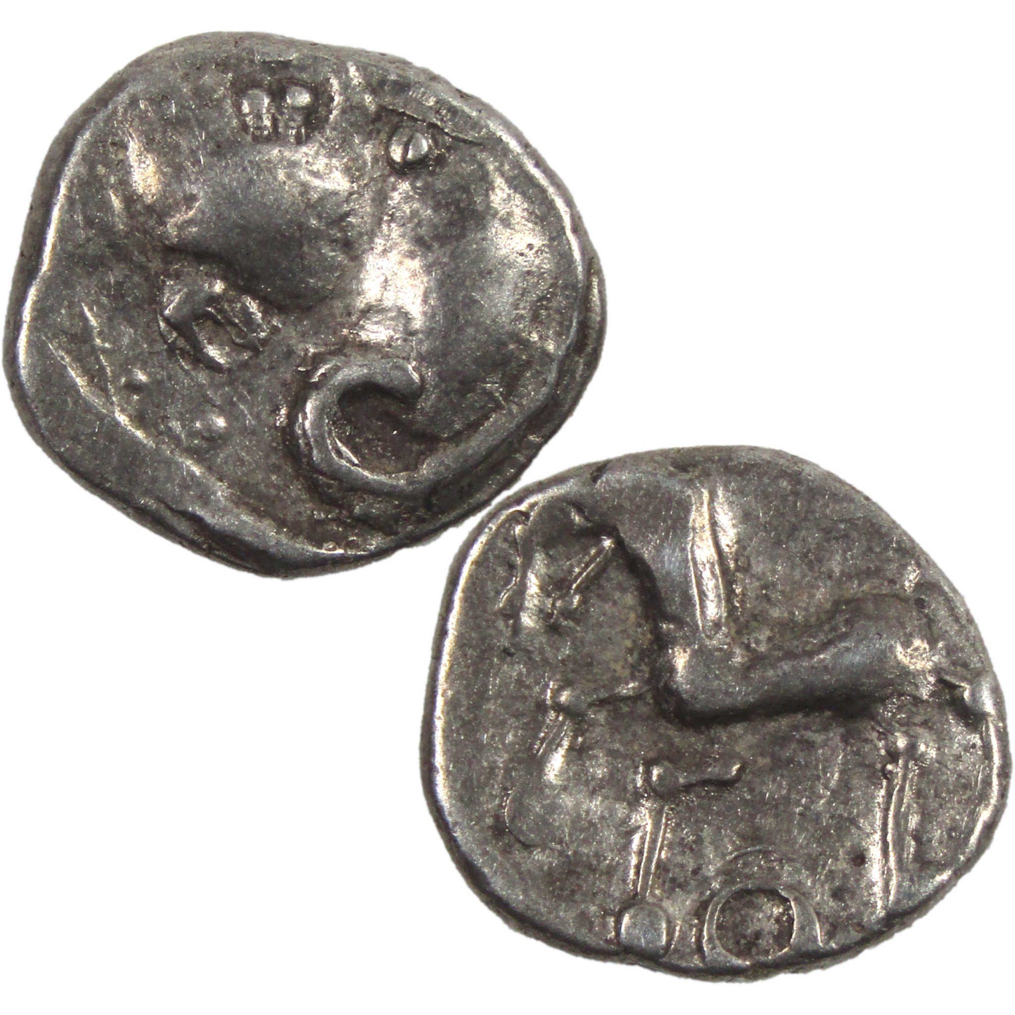 100-50 BC Sequani Quinarius VF Silver Ancient Gaulish Coin SKU:I5960