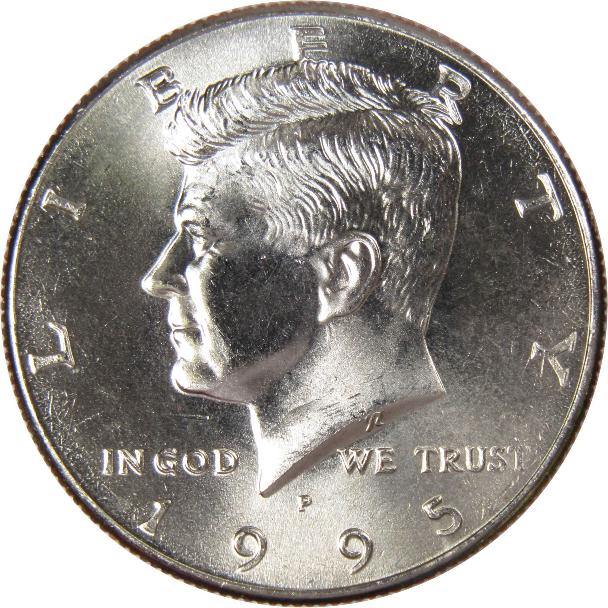 1995 P Kennedy Half Dollar BU Uncirculated Mint State 50c US Coin Collectible
