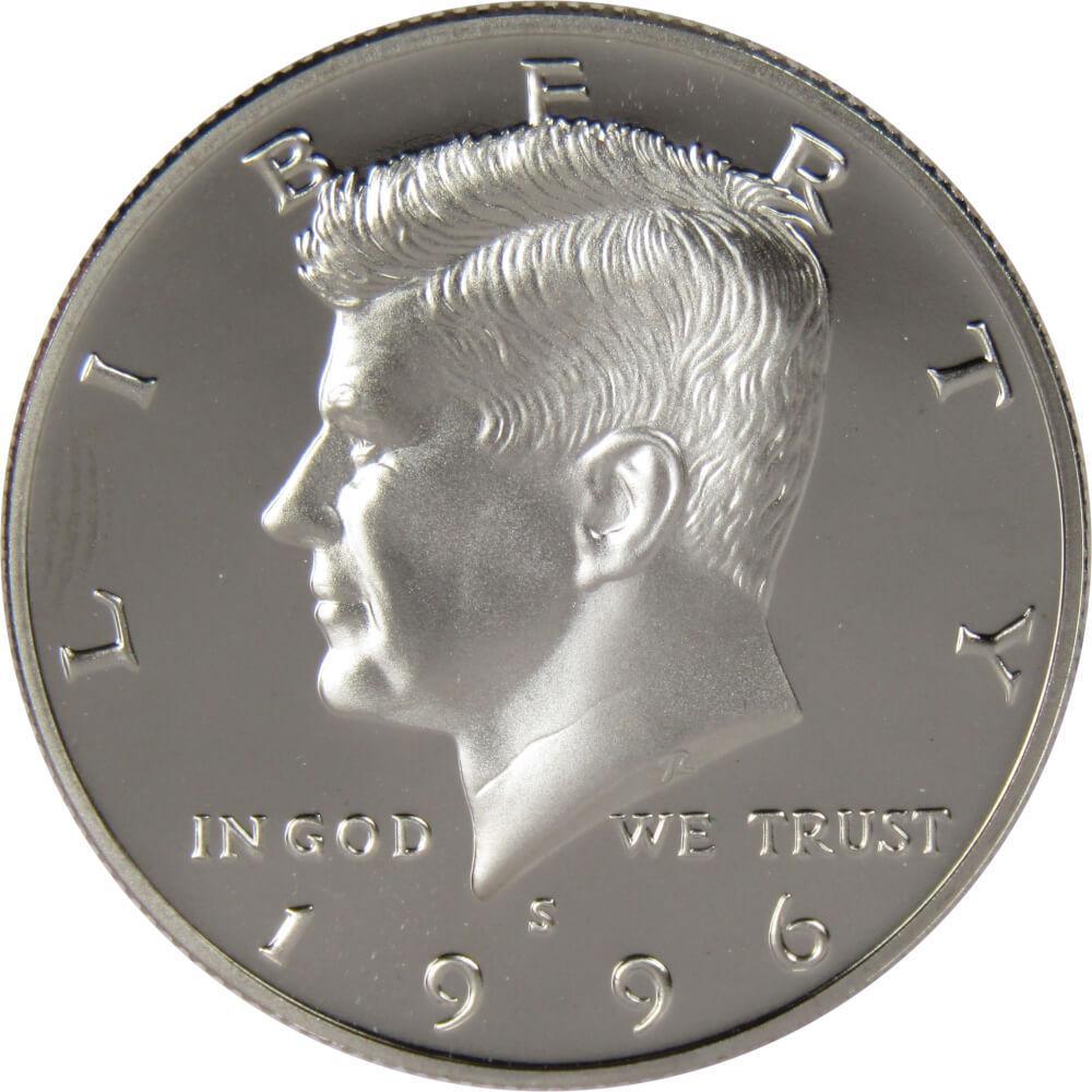 1996 S Kennedy Half Dollar Choice Proof Clad 50c US Coin Collectible