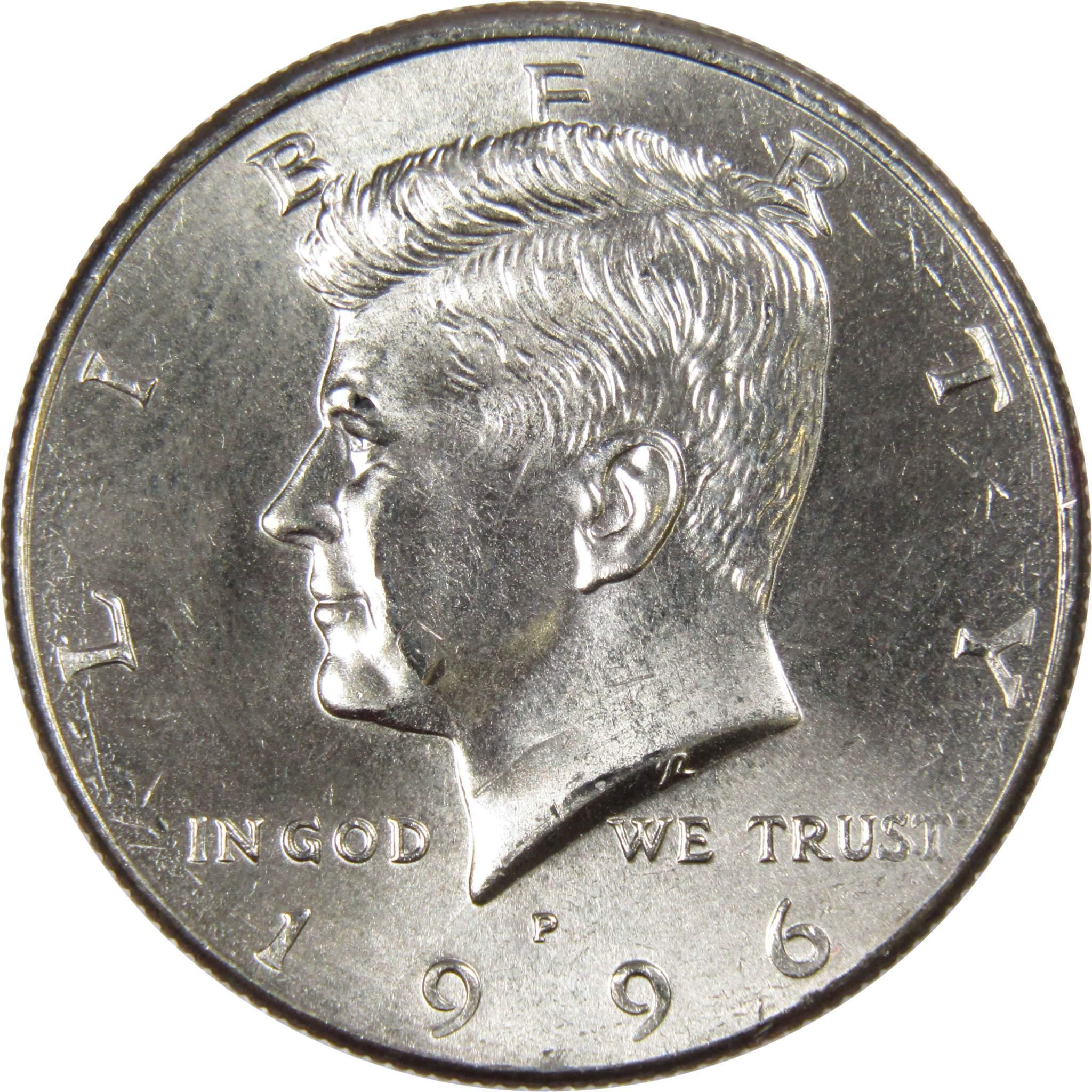 1996 P Kennedy Half Dollar BU Uncirculated Mint State 50c US Coin Collectible