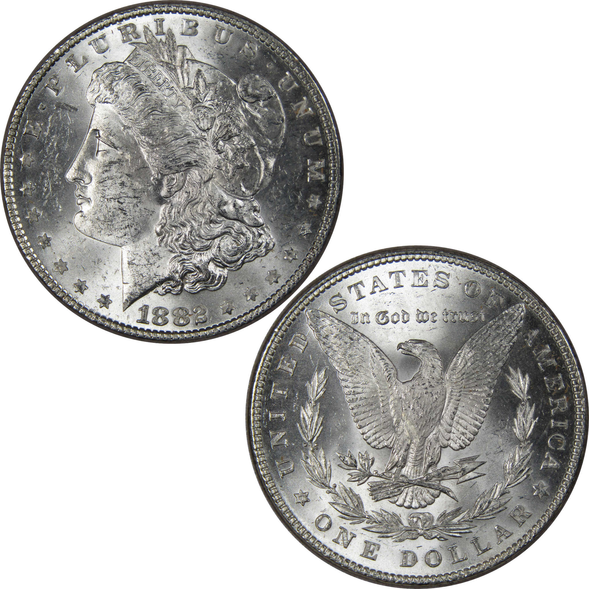 1882 Morgan Dollar BU Uncirculated Mint State 90% Silver SKU:IPC9656 - Morgan coin - Morgan silver dollar - Morgan silver dollar for sale - Profile Coins &amp; Collectibles