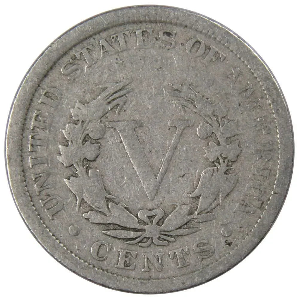 1906 Liberty Head V Nickel 5 Cent Piece G Good 5c US Coin Collectible