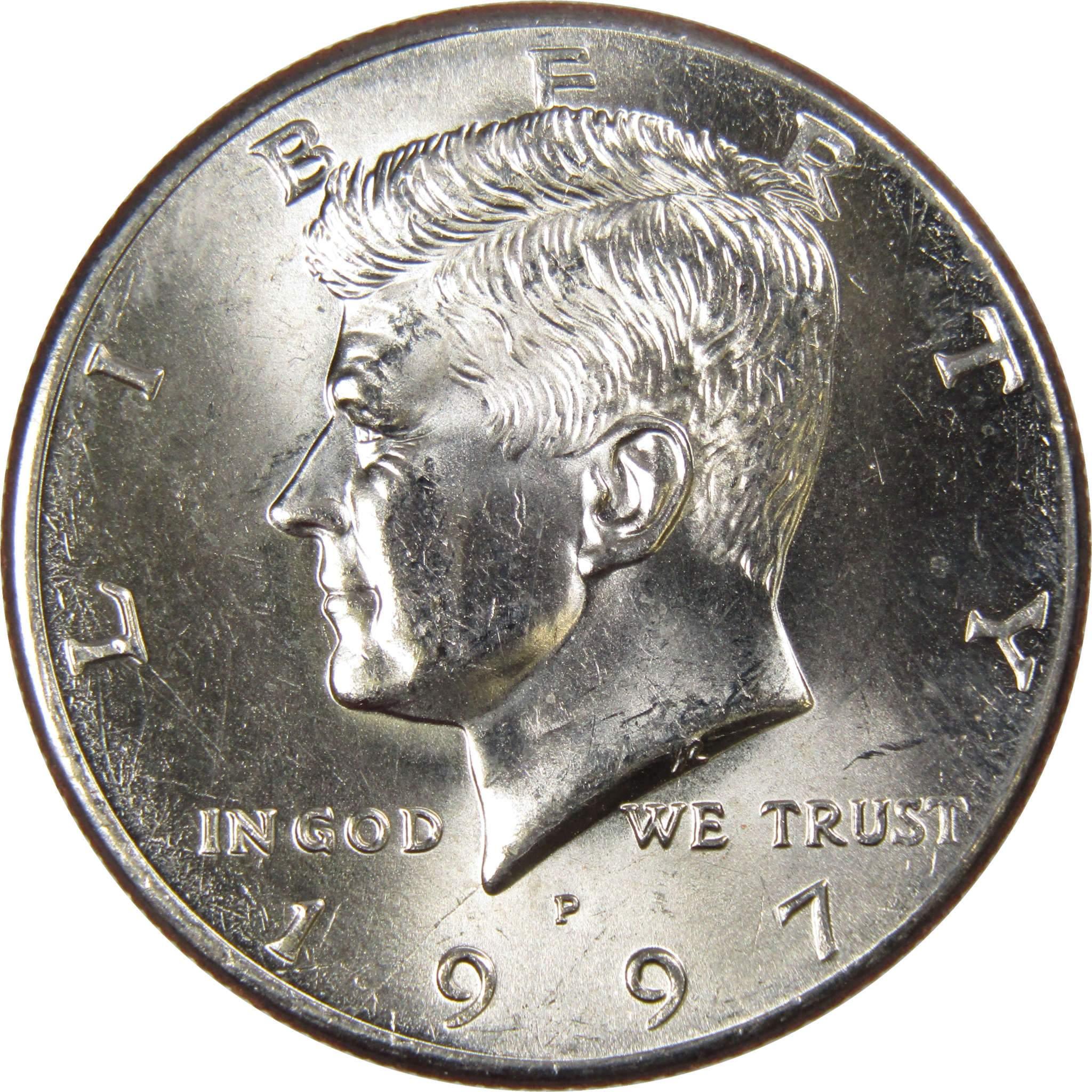 1997 P Kennedy Half Dollar BU Uncirculated Mint State 50c US Coin Collectible