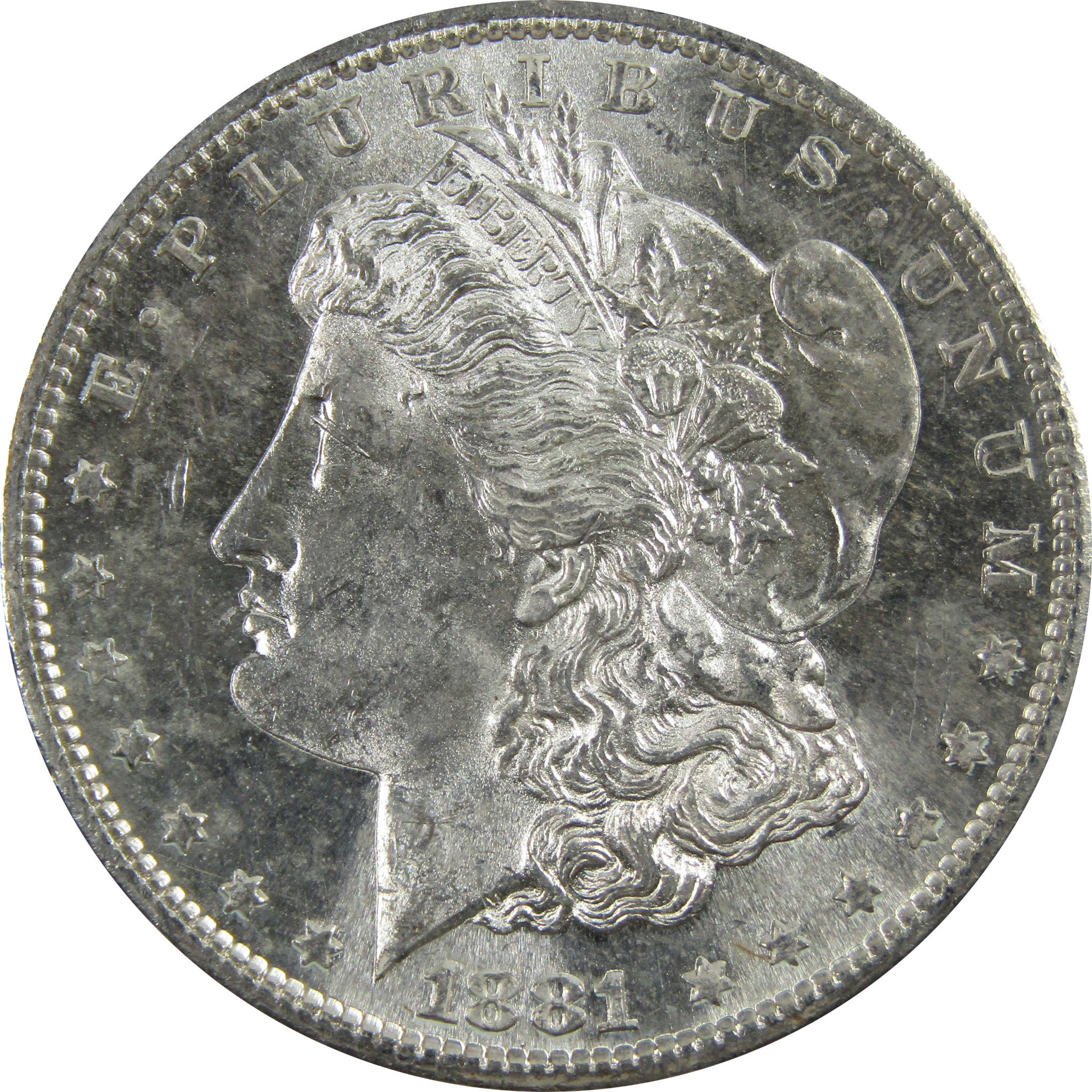 1881 S Morgan Dollar BU Uncirculated 90% Silver $1 Coin SKU:I5300 - Morgan coin - Morgan silver dollar - Morgan silver dollar for sale - Profile Coins &amp; Collectibles