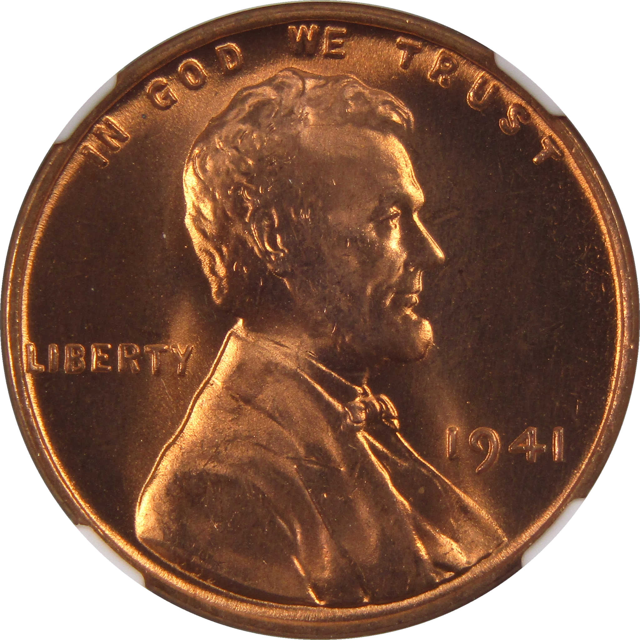 1941 Lincoln Wheat Cent MS 67 RD NGC Penny 1c Uncirculated SKU:I3158