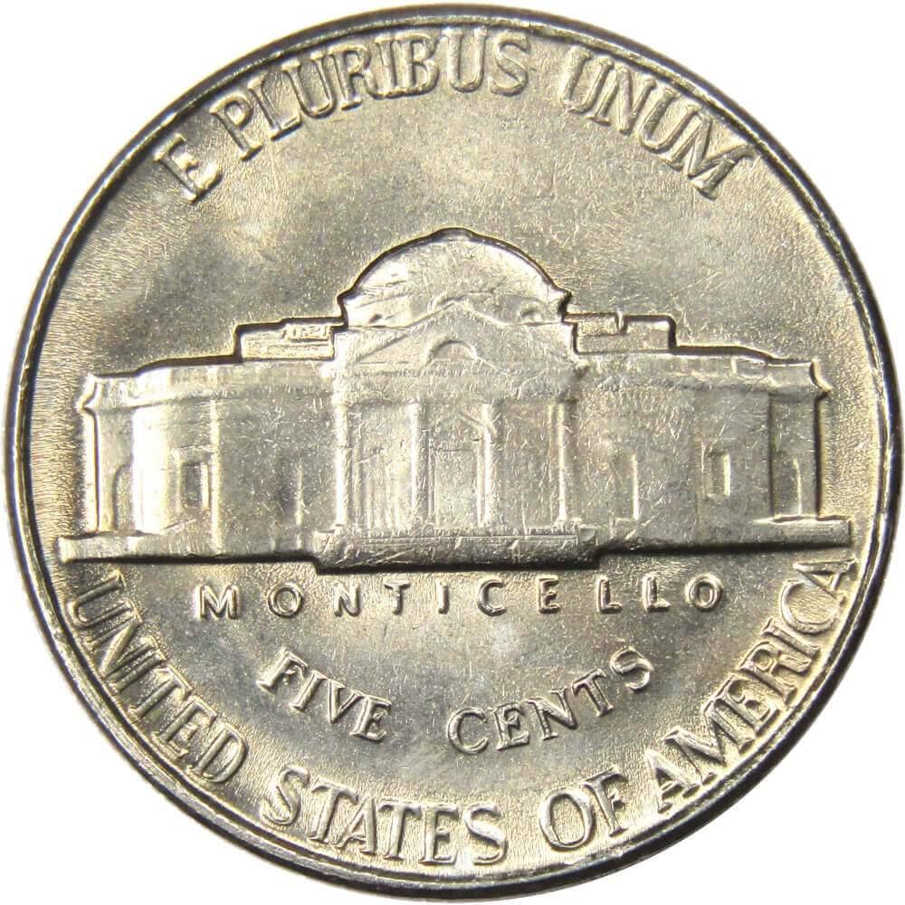 1949 Jefferson Nickel 5 Cent Piece BU Uncirculated Mint State 5c US Coin