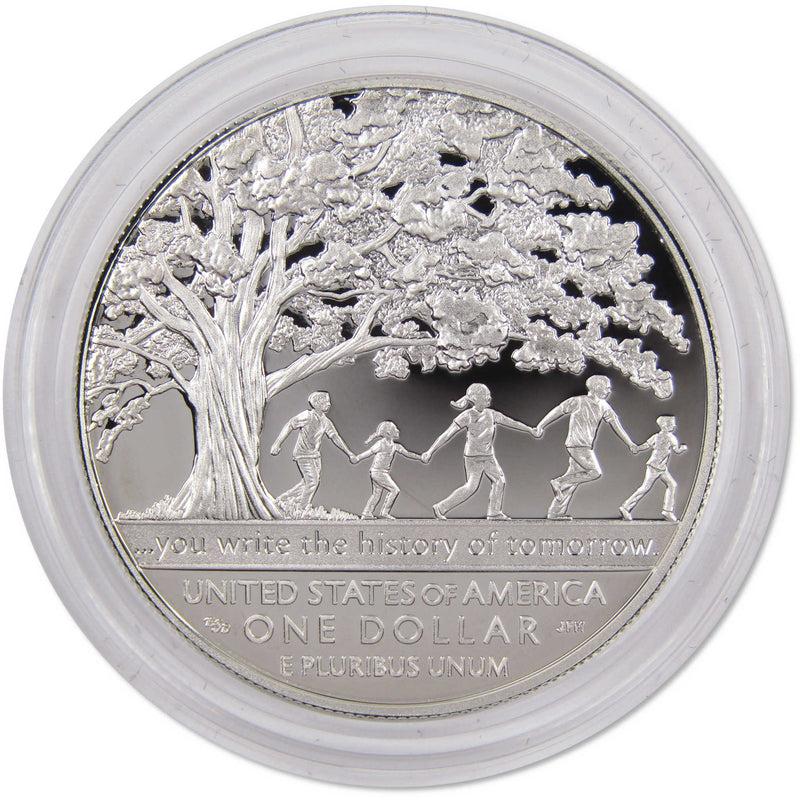 Boys Town Centennial Commemorative 2017 P 90% Silver Dollar Proof $1 Coin OGP