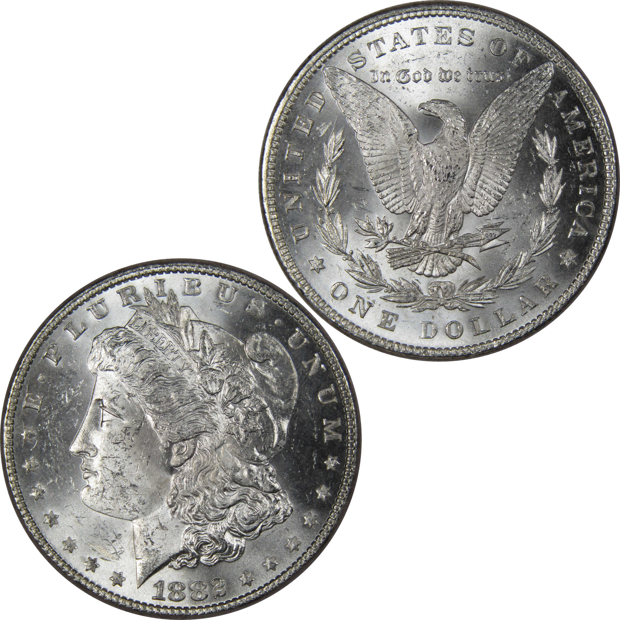 1882 Morgan Dollar BU Uncirculated Mint State 90% Silver SKU:IPC9703 - Morgan coin - Morgan silver dollar - Morgan silver dollar for sale - Profile Coins &amp; Collectibles