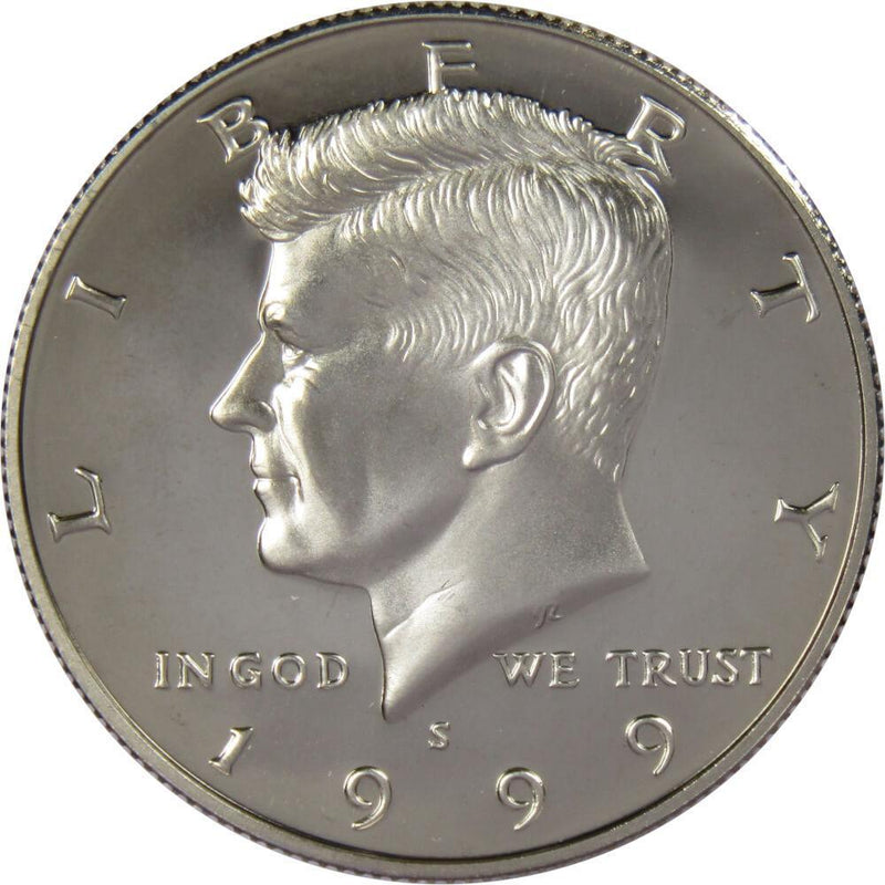 1999 S Kennedy Half Dollar Choice Proof Clad 50c US Coin Collectible - Kennedy Half Dollars - JFK Half Dollar - Kennedy Coins - Profile Coins &amp; Collectibles