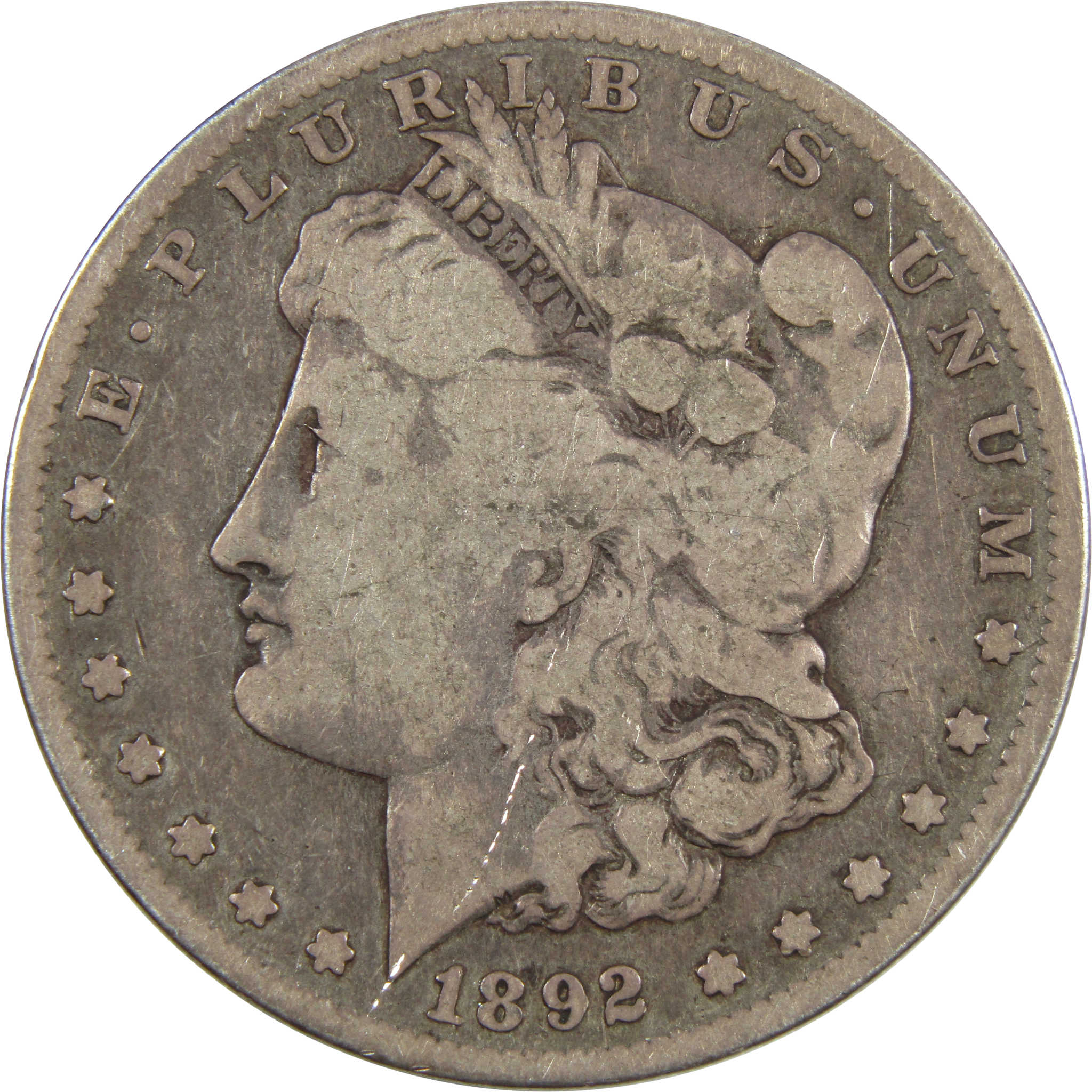 1892 S Morgan Dollar VG Very Good 90% Silver $1 Coin SKU:I4951 - Morgan coin - Morgan silver dollar - Morgan silver dollar for sale - Profile Coins &amp; Collectibles