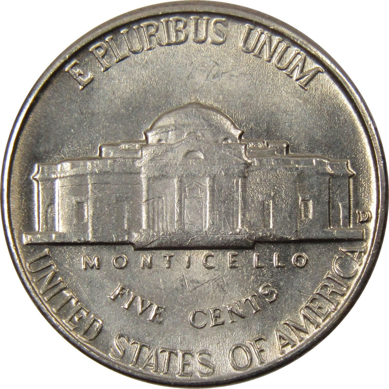 1955 D Jefferson Nickel 5 Cent Piece BU Uncirculated Mint State 5c US Coin - Jefferson Nickels - Jefferson Nickels for Sale - Profile Coins &amp; Collectibles