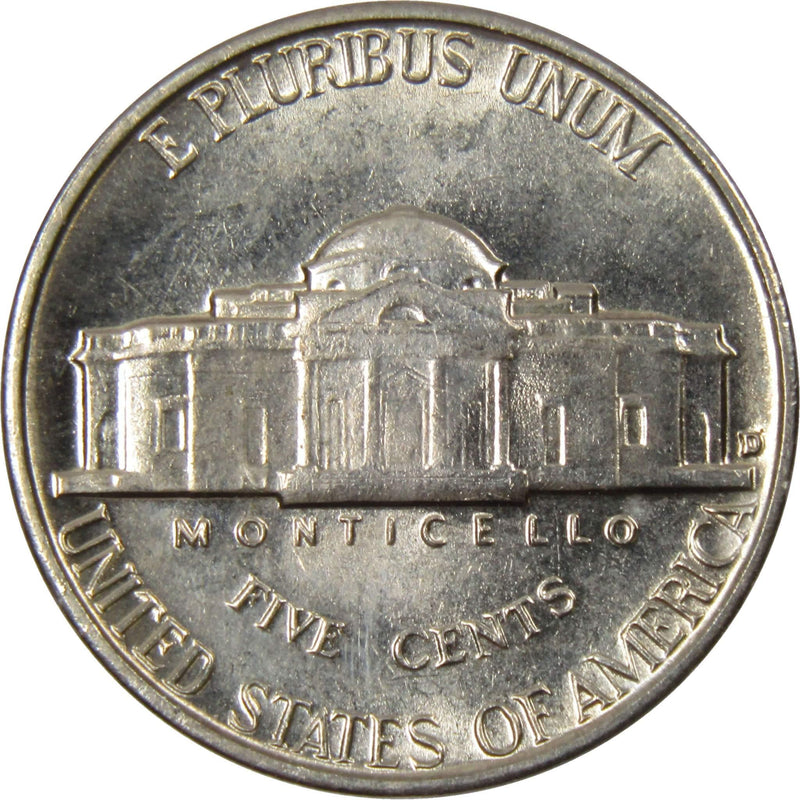1961 D Jefferson Nickel 5 Cent Piece BU Uncirculated Mint State 5c US Coin - Jefferson Nickels - Jefferson Nickels for Sale - Profile Coins &amp; Collectibles